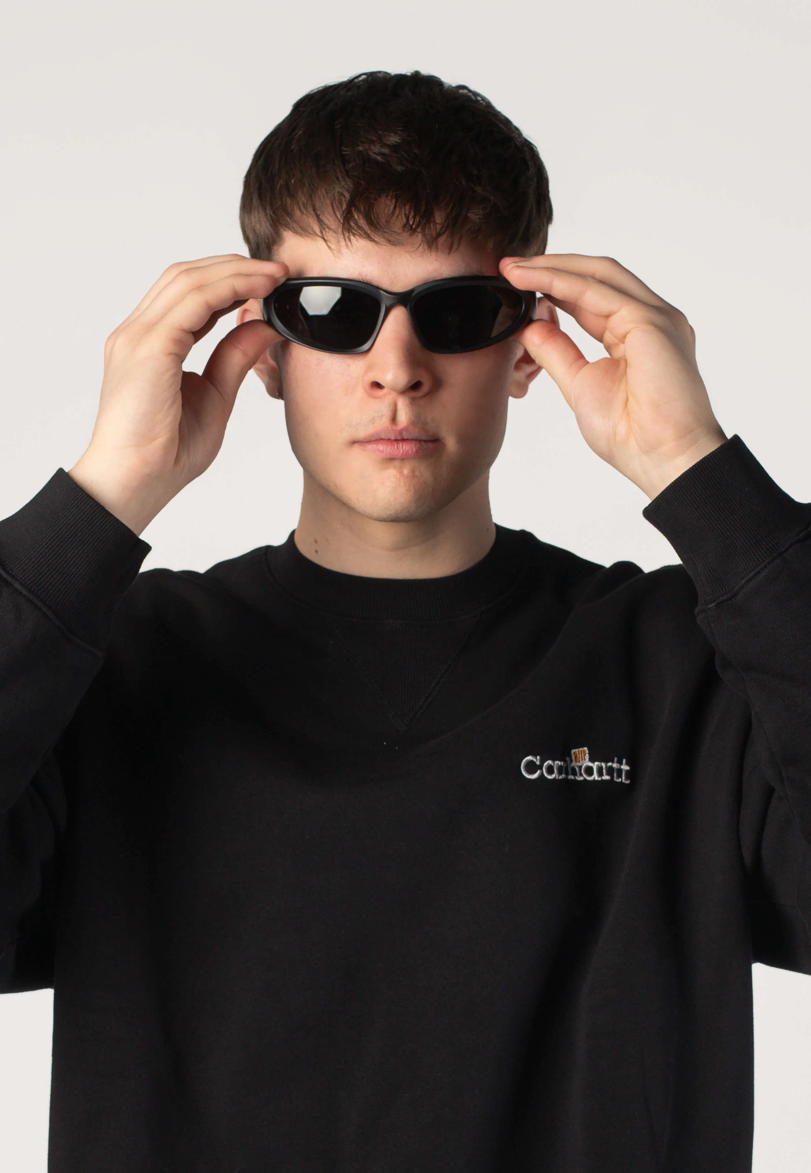 Opus Dot Wrap Black/Black - Sunglasses - Image 3