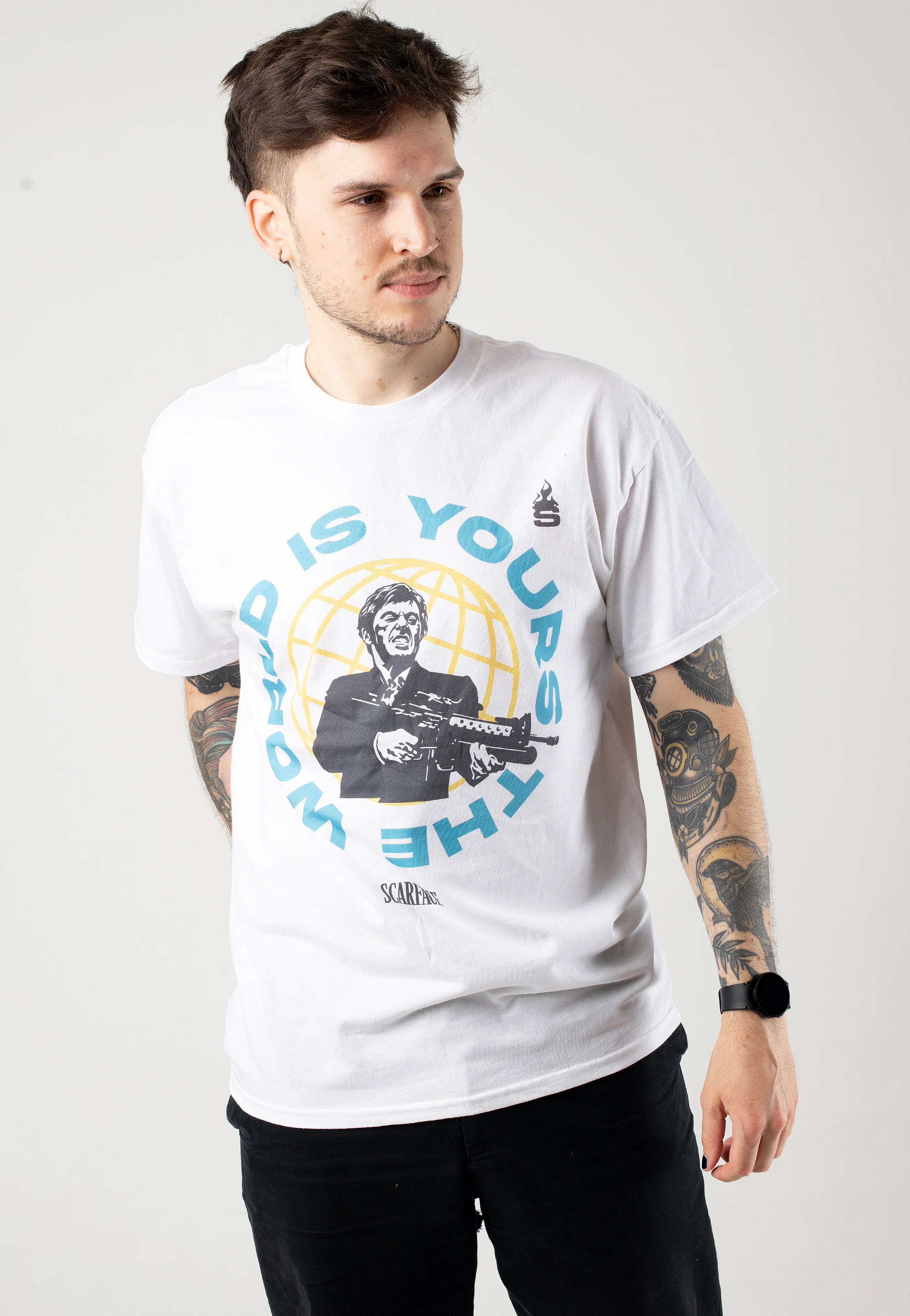 The World Is Yours White - T-Shirt - Image 3