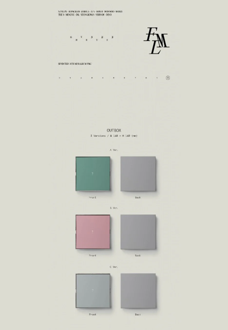 10th Mini Album "FML" (Vers. C) - CD - Image 2