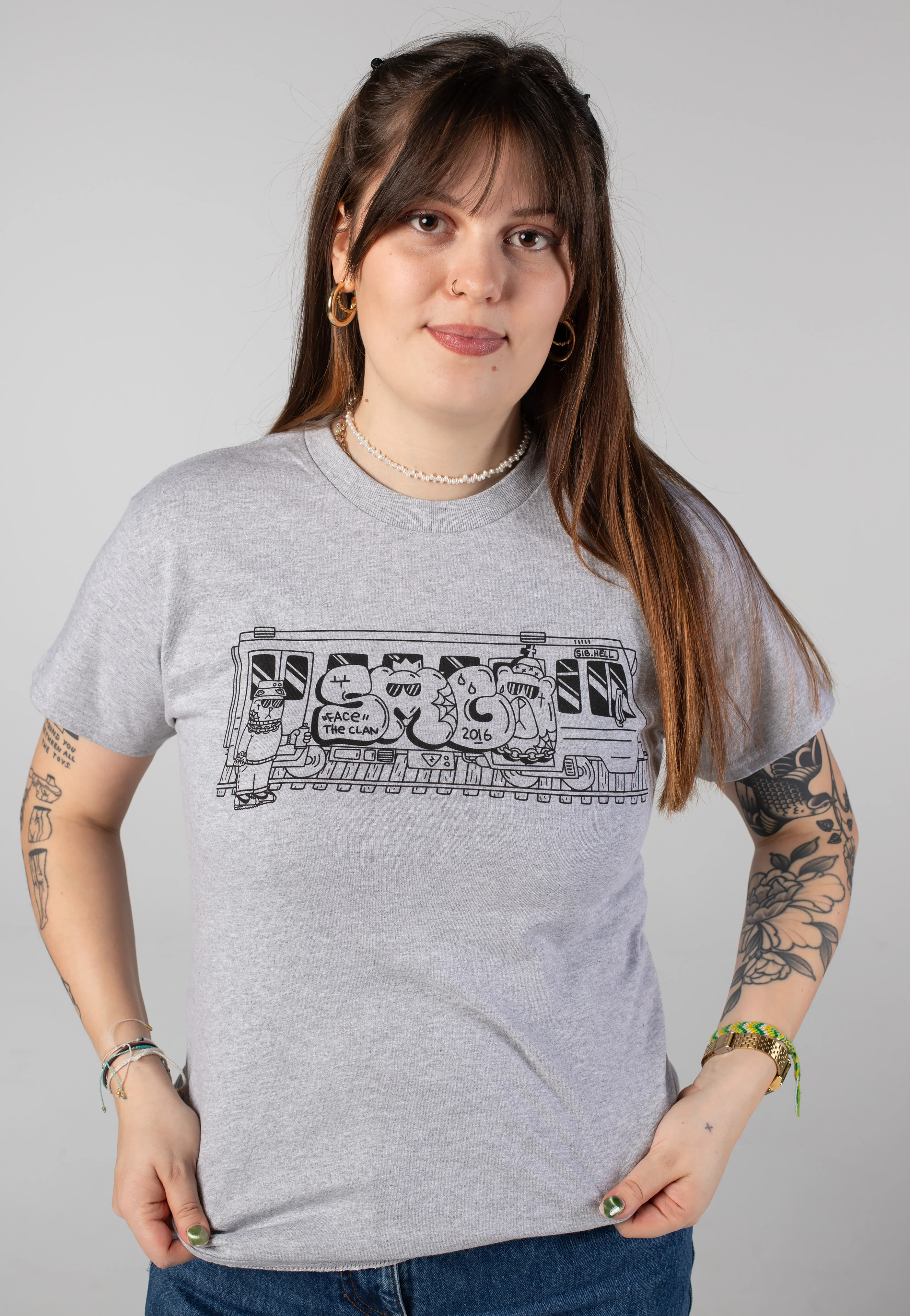 Grafitti Grey - T-Shirt - Image 3
