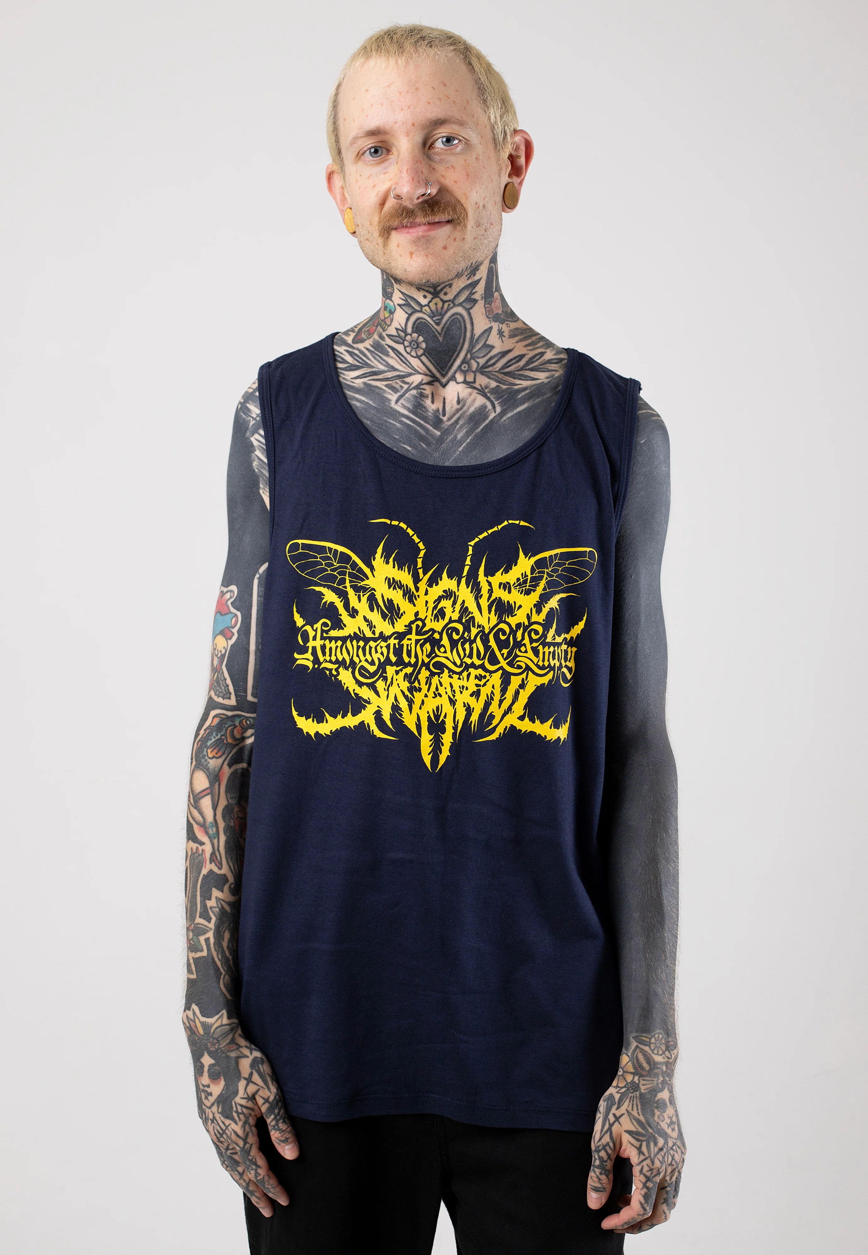 Amongst Crest Navy - Tank - Image 5