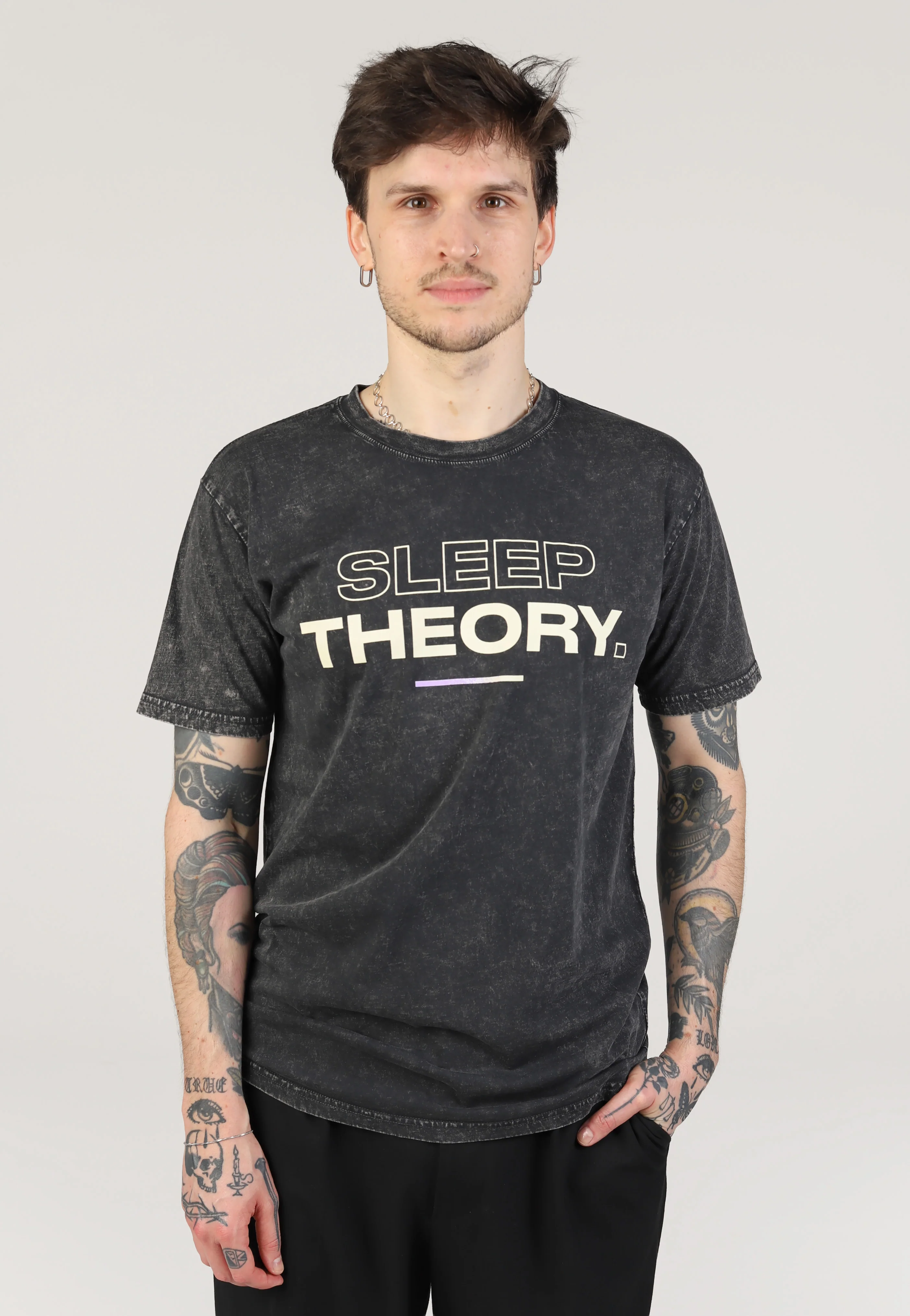 Floral Faded Black - T-Shirt