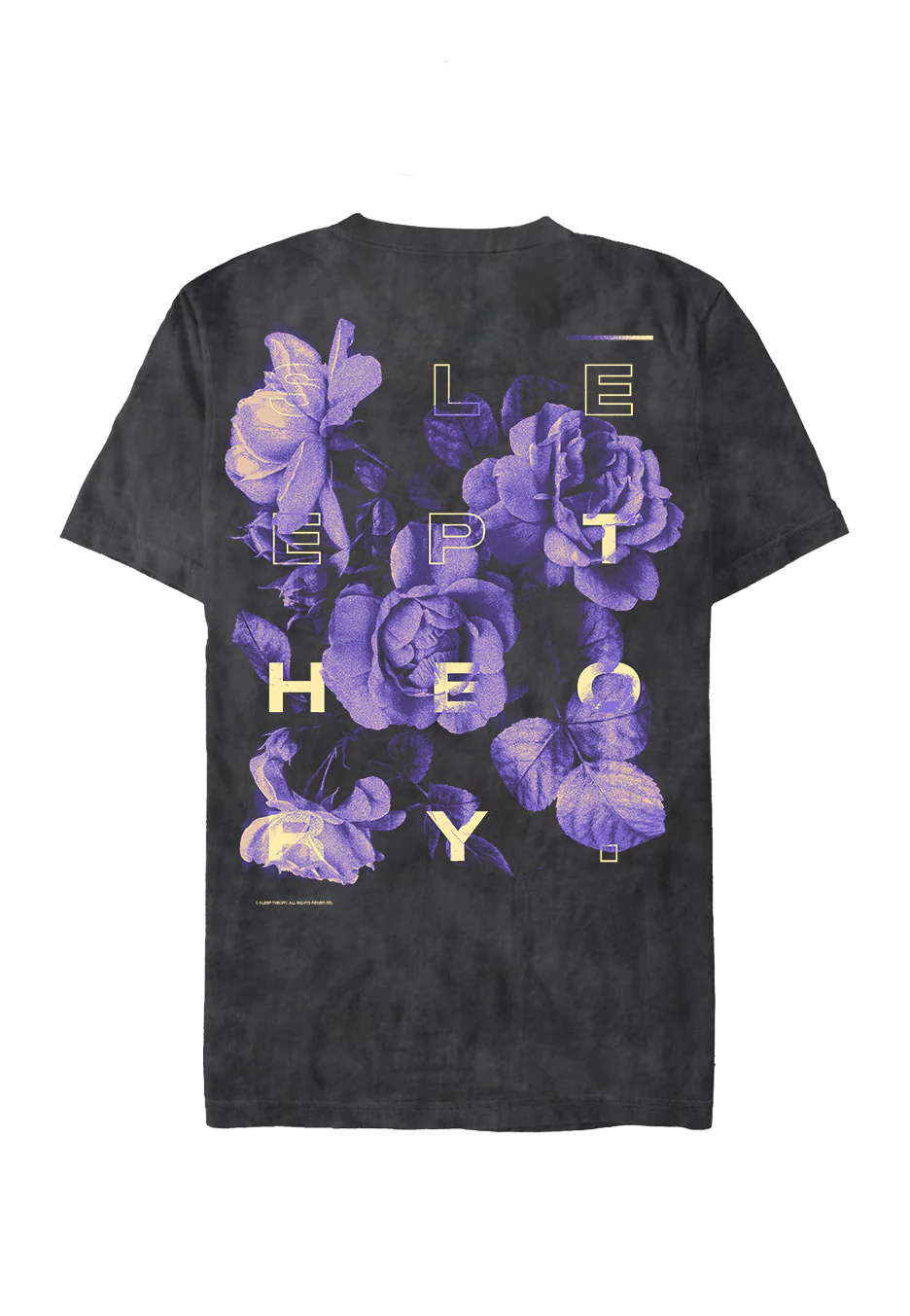 Floral Faded Black - T-Shirt - Image 4