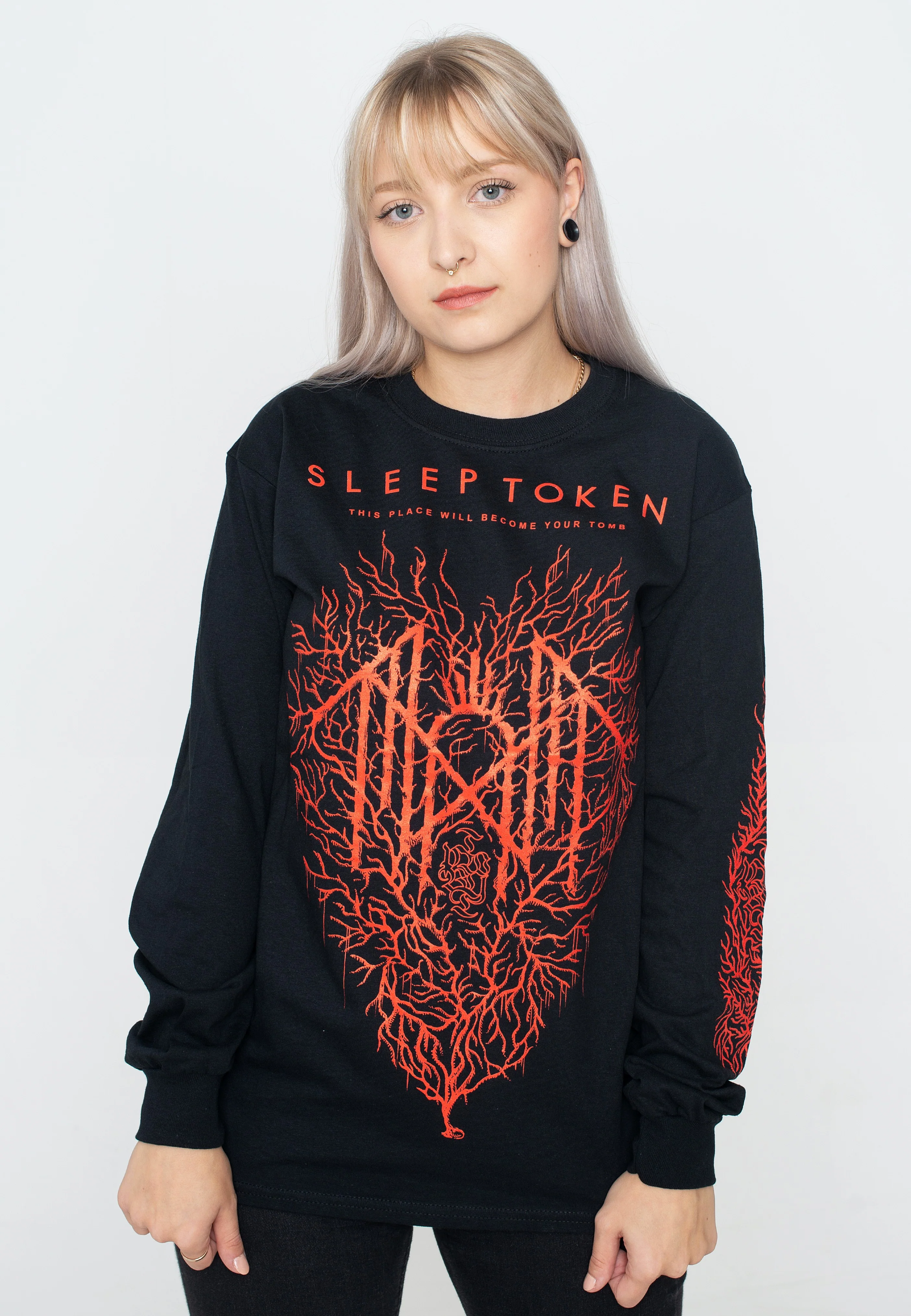 Red Coral Heart - Longsleeve - Image 6