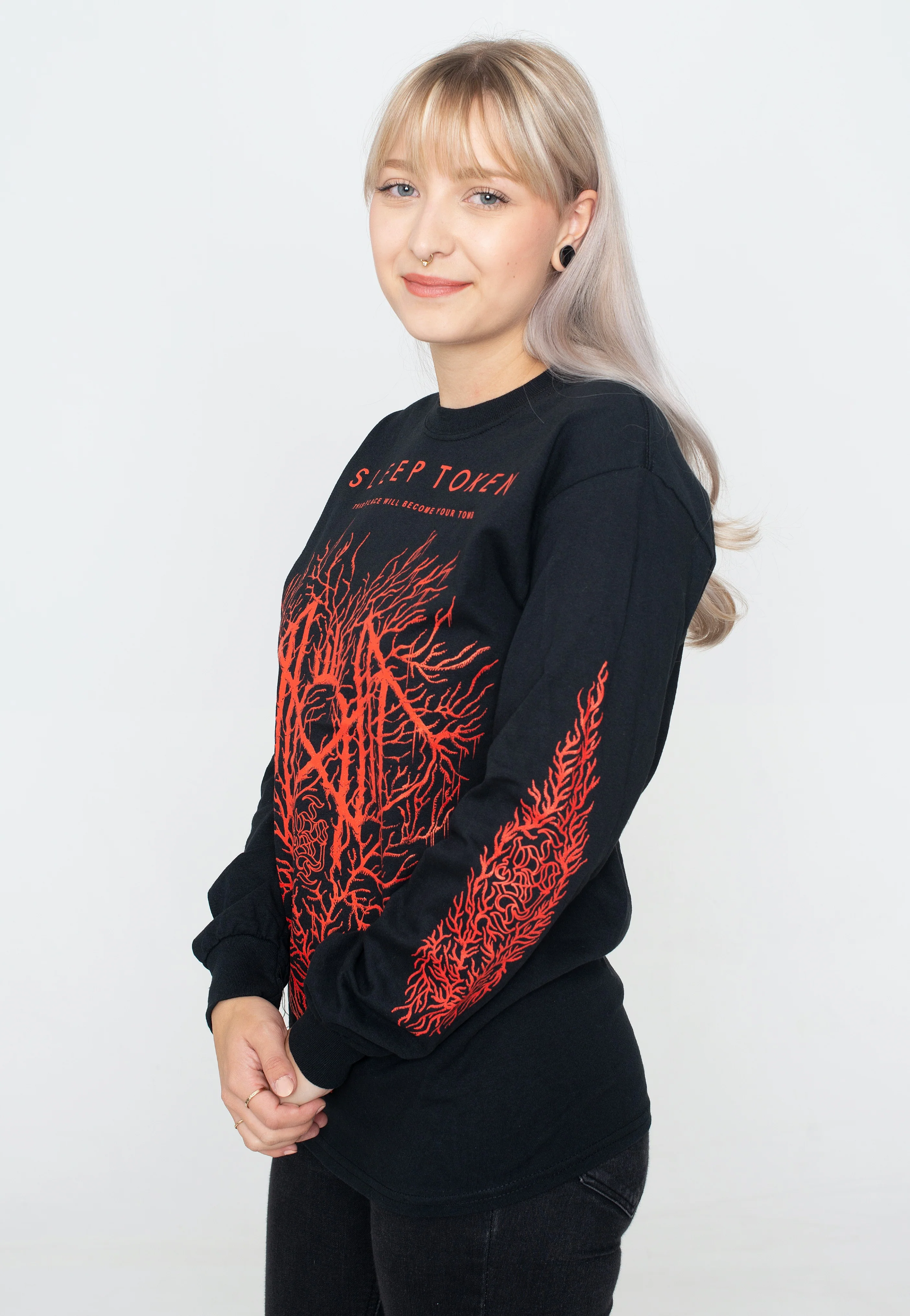 Red Coral Heart - Longsleeve - Image 7