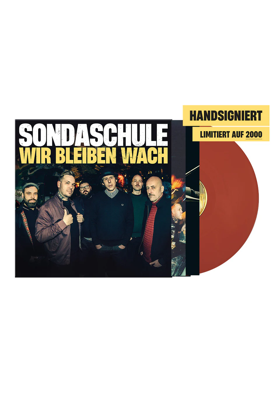 Wir Bleiben Wach Ltd. Brick Red (Signed) - Colored Vinyl