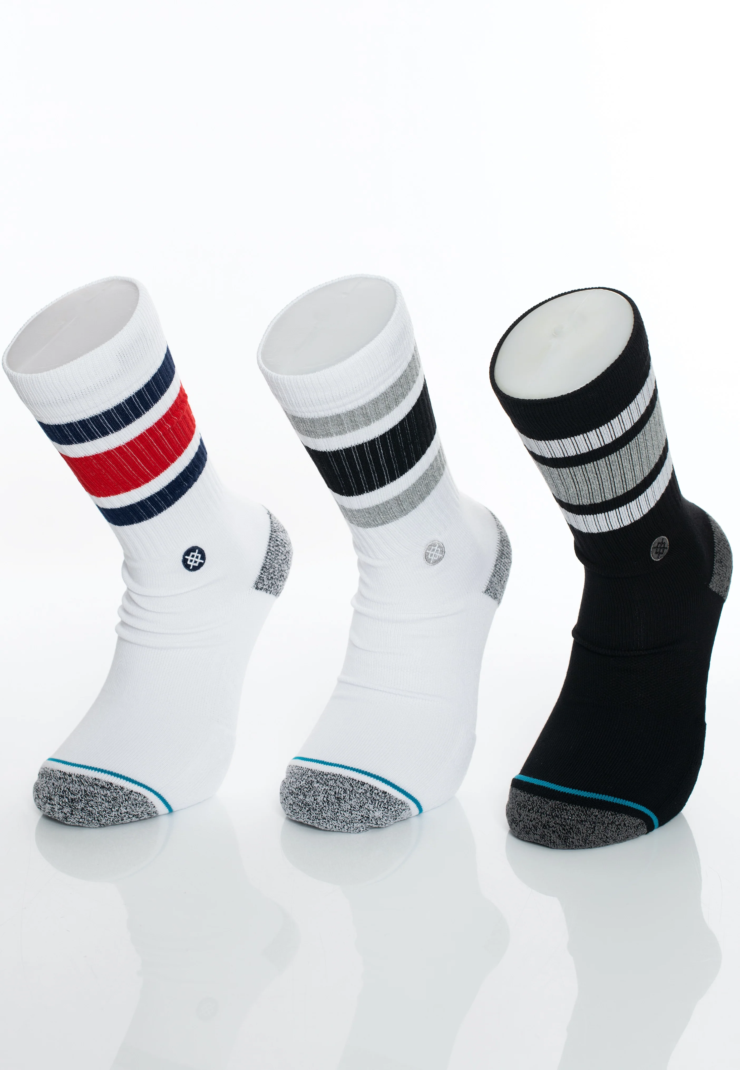 The Boyd Pack Of 3 Multi - Socks