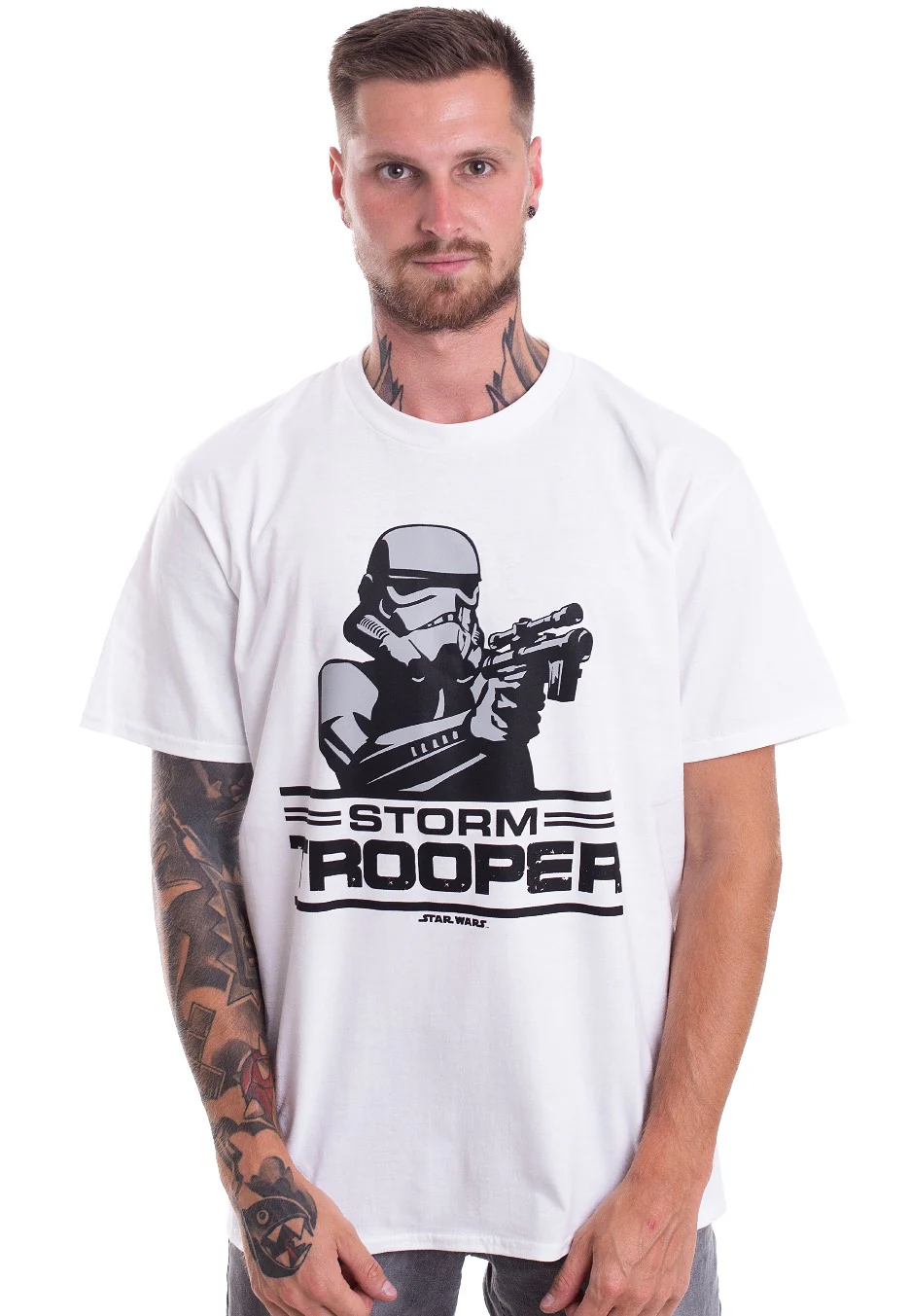 Aiming Stormtrooper White - T-Shirt - Image 3