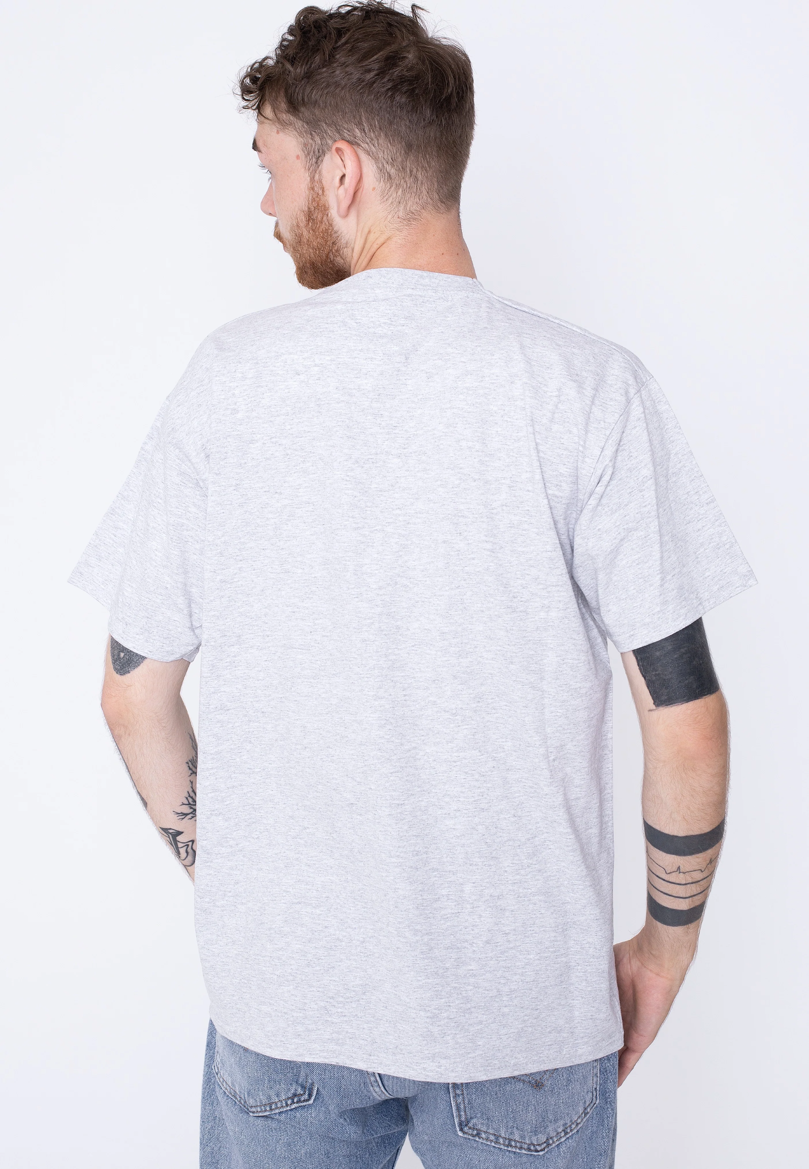 Coffee On the Dark Side Grey - T-Shirt - Image 4