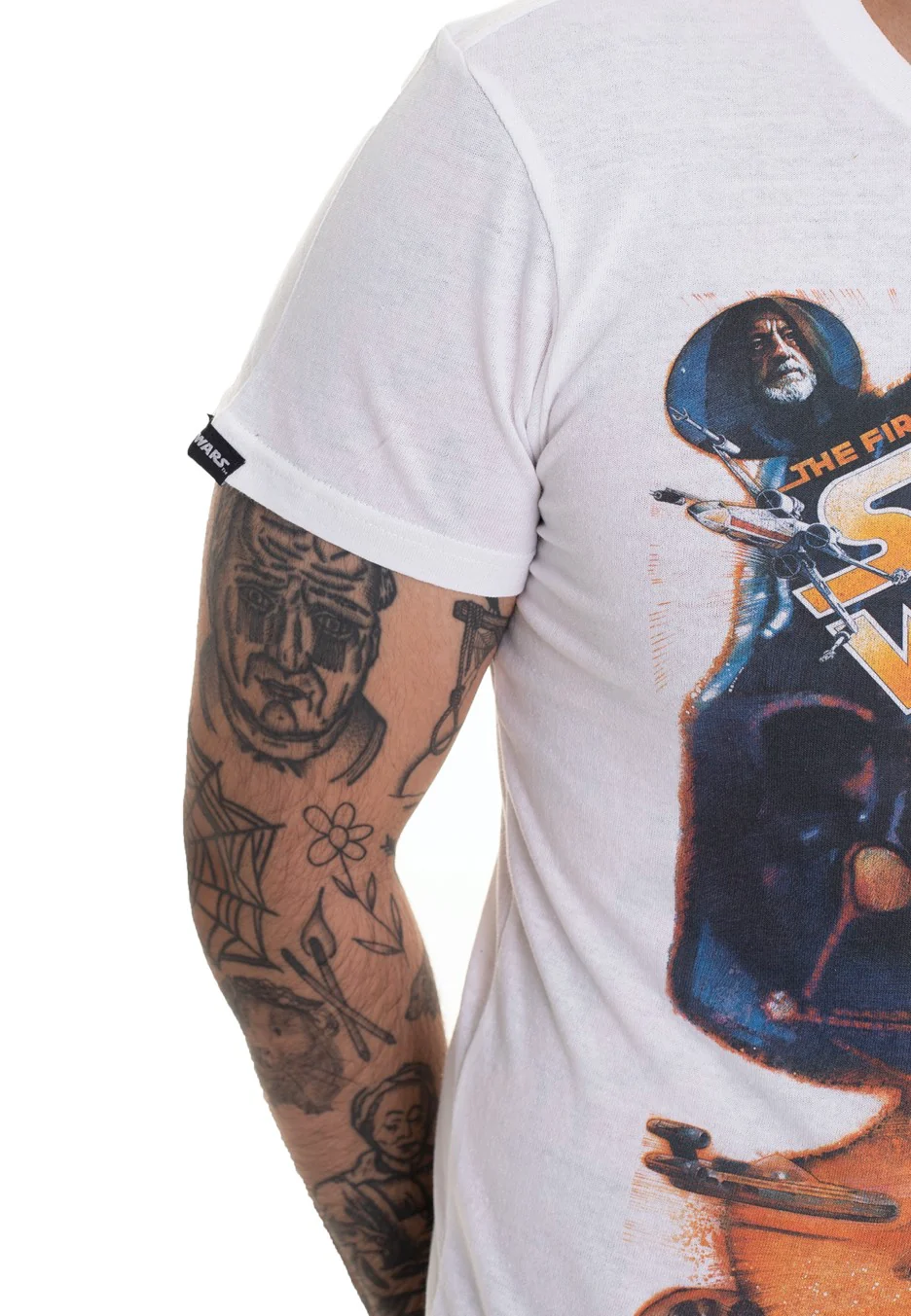 Luke Poster White - T-Shirt - Image 6