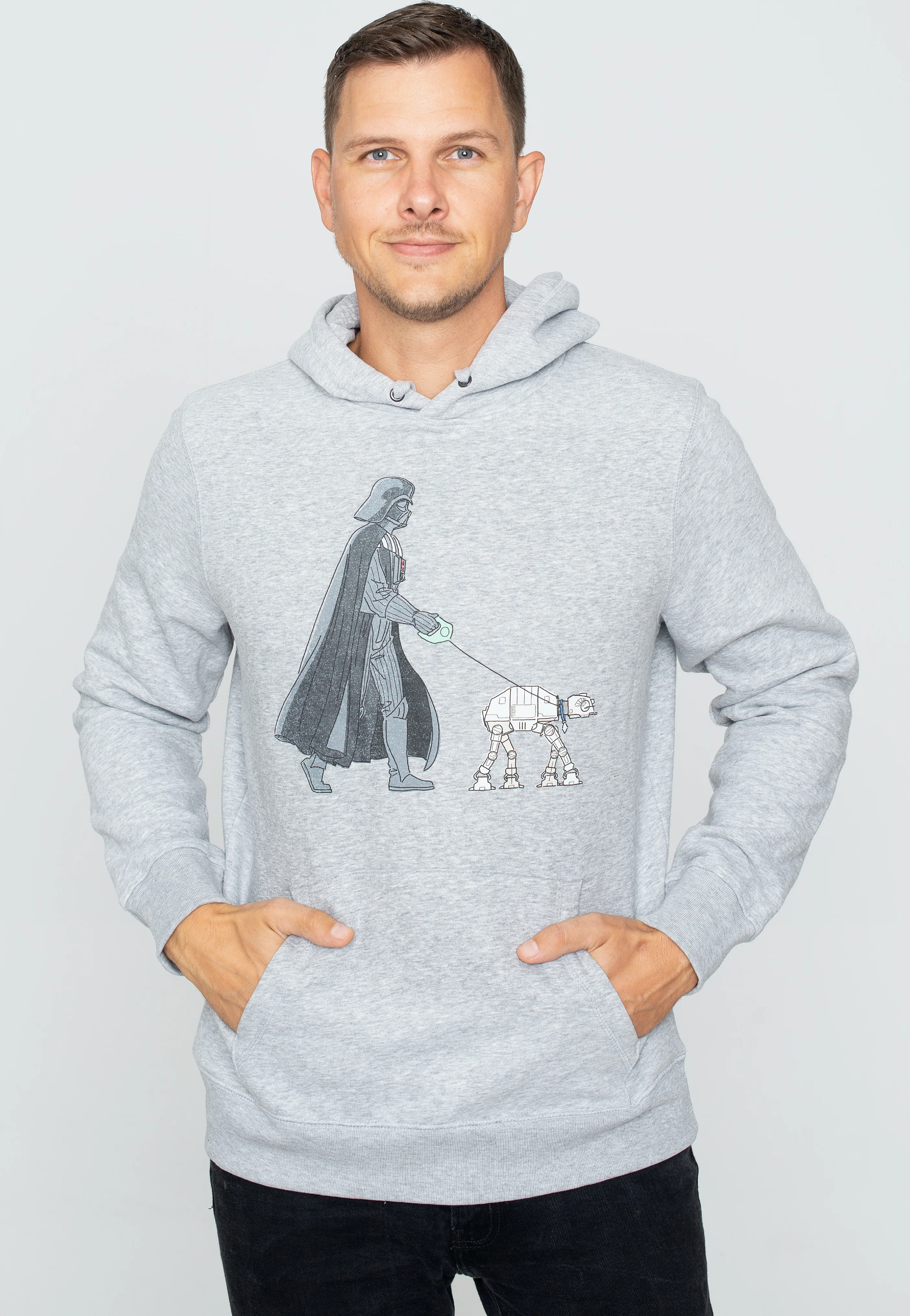 Vader Walker Heather Grey - Hoodie - Image 3