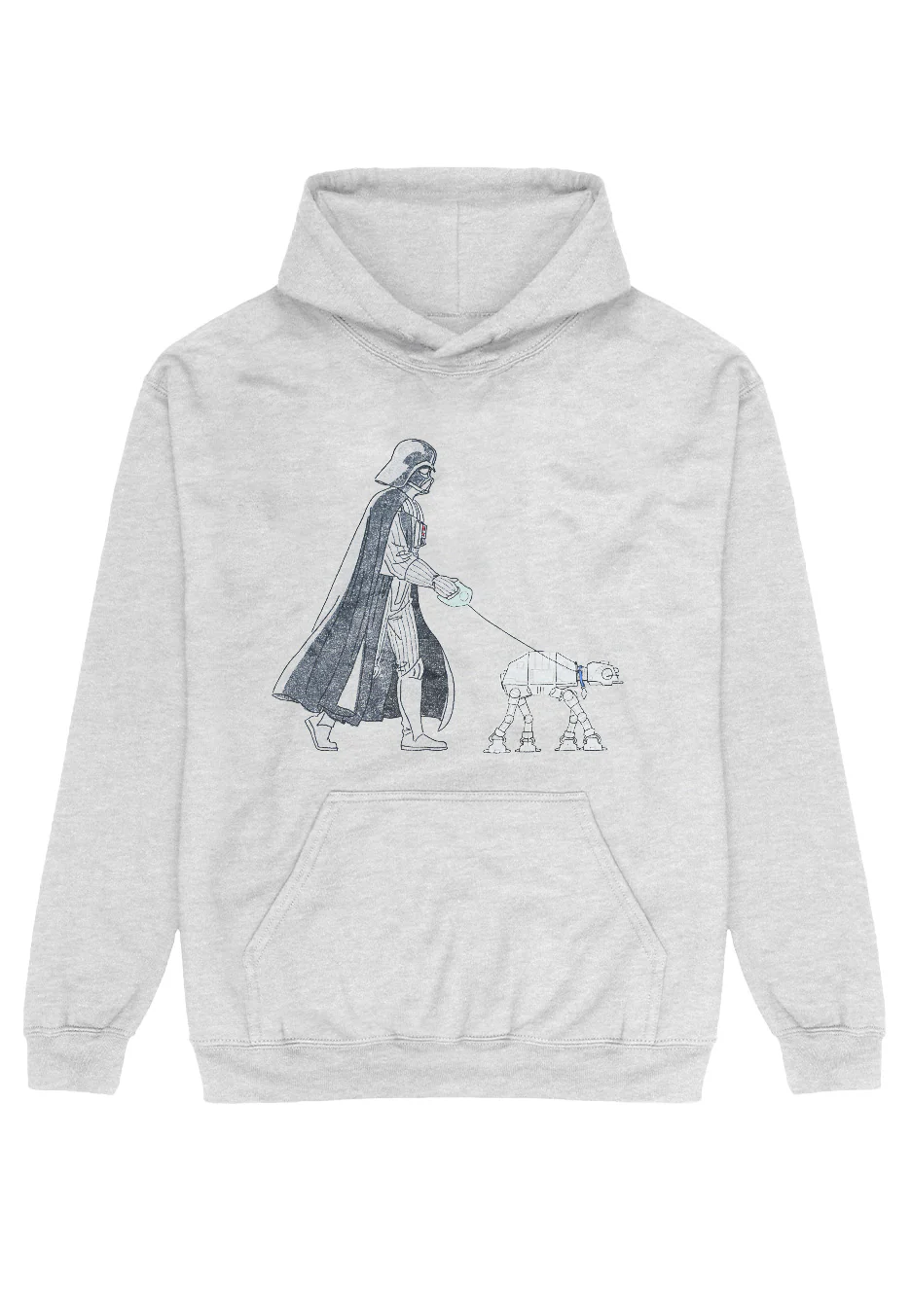 Vader Walker Heather Grey - Hoodie - Image 5