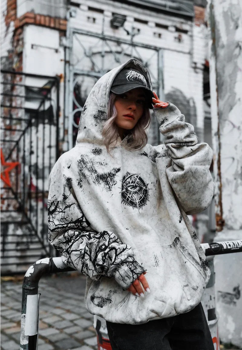Attitude Oversized Sand - Hoodie - Image 2