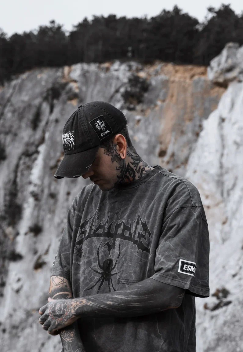 Blackout Heavy Oversized Acid Washed - T-Shirt - Image 3