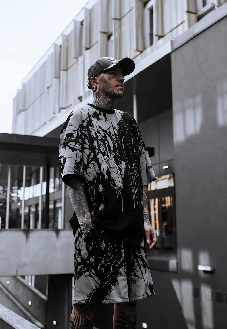Daggerwave Oversized Grey Dye - T-Shirt - Image 5