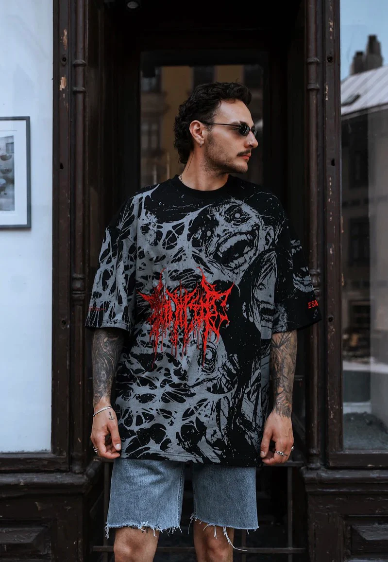 Grinfrost Oversized Black - T-Shirt - Image 3