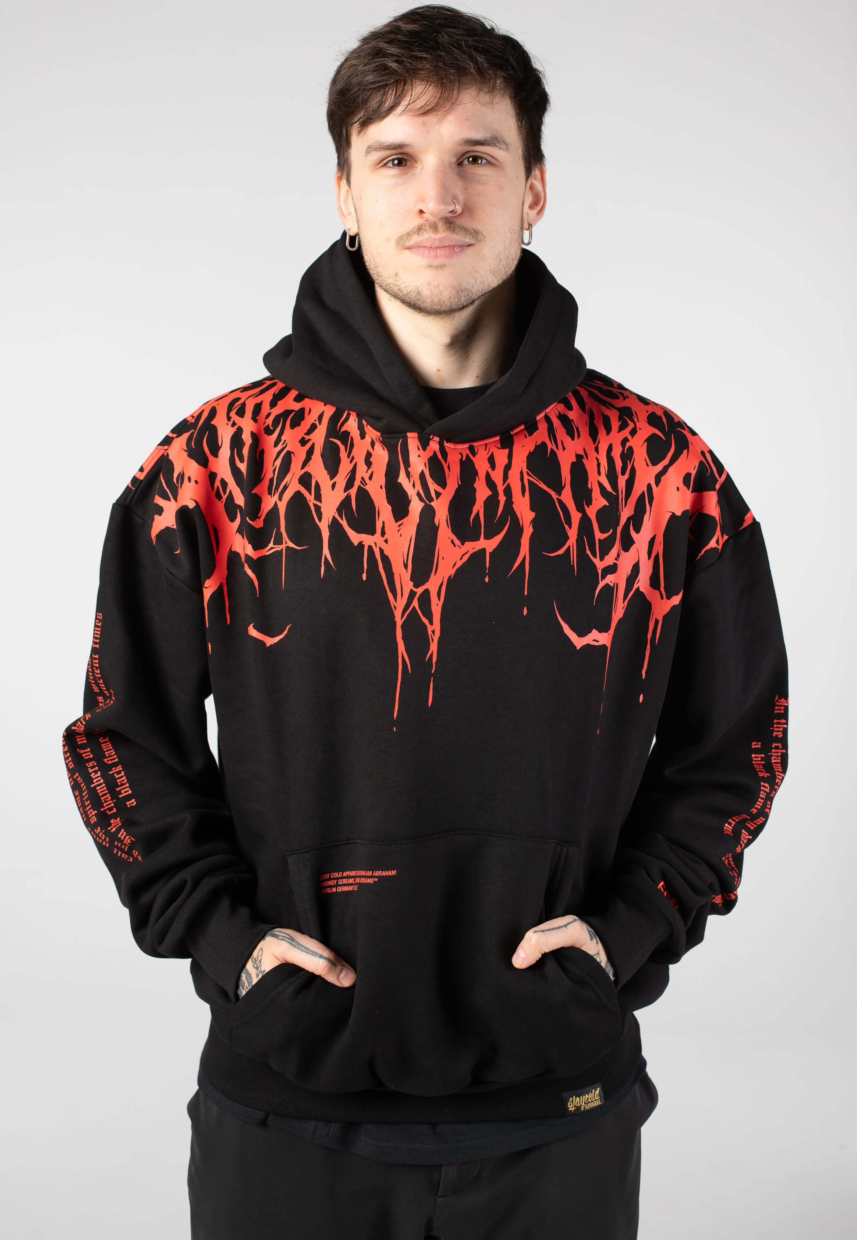 Reign Of Blood Heavy Oversized Black - Hoodie - Image 8