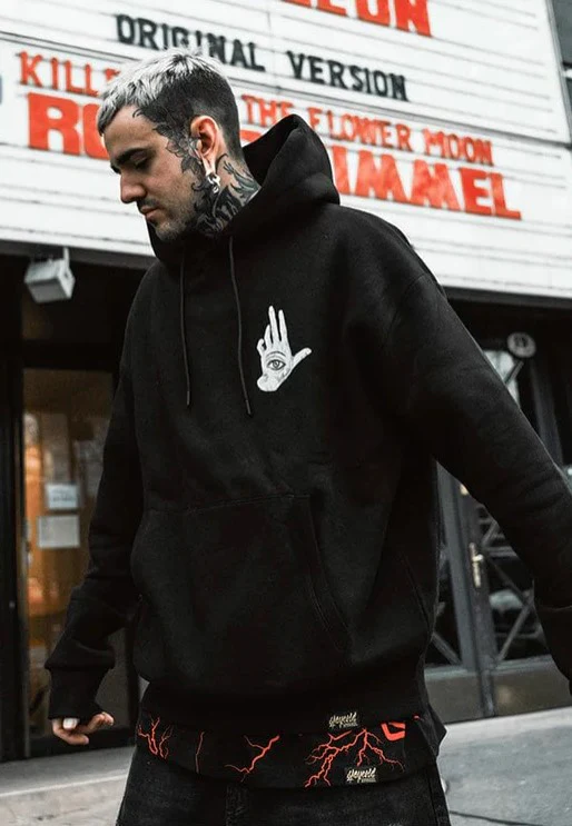 Sinners Paradise Black - Hoodie - Image 2