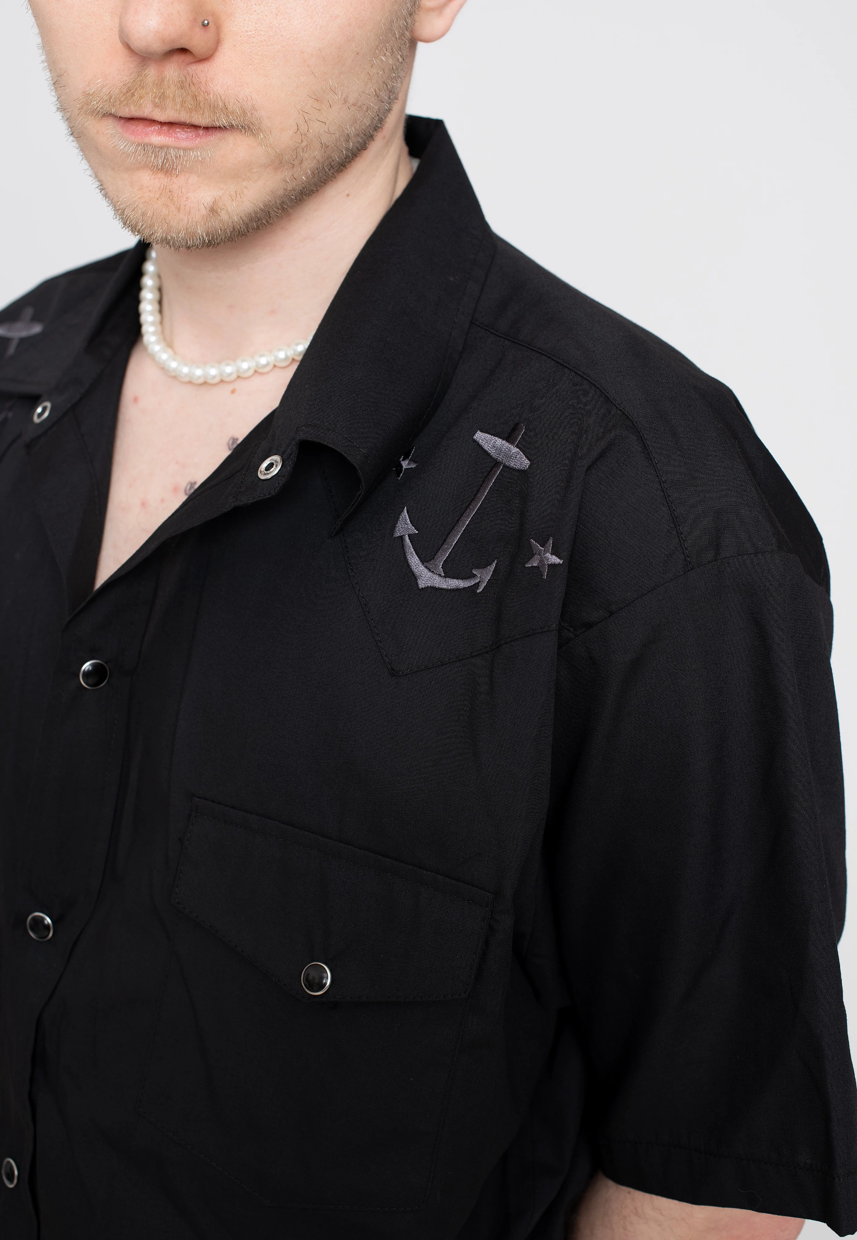 Anchored Western Black - Shirt - Image 2
