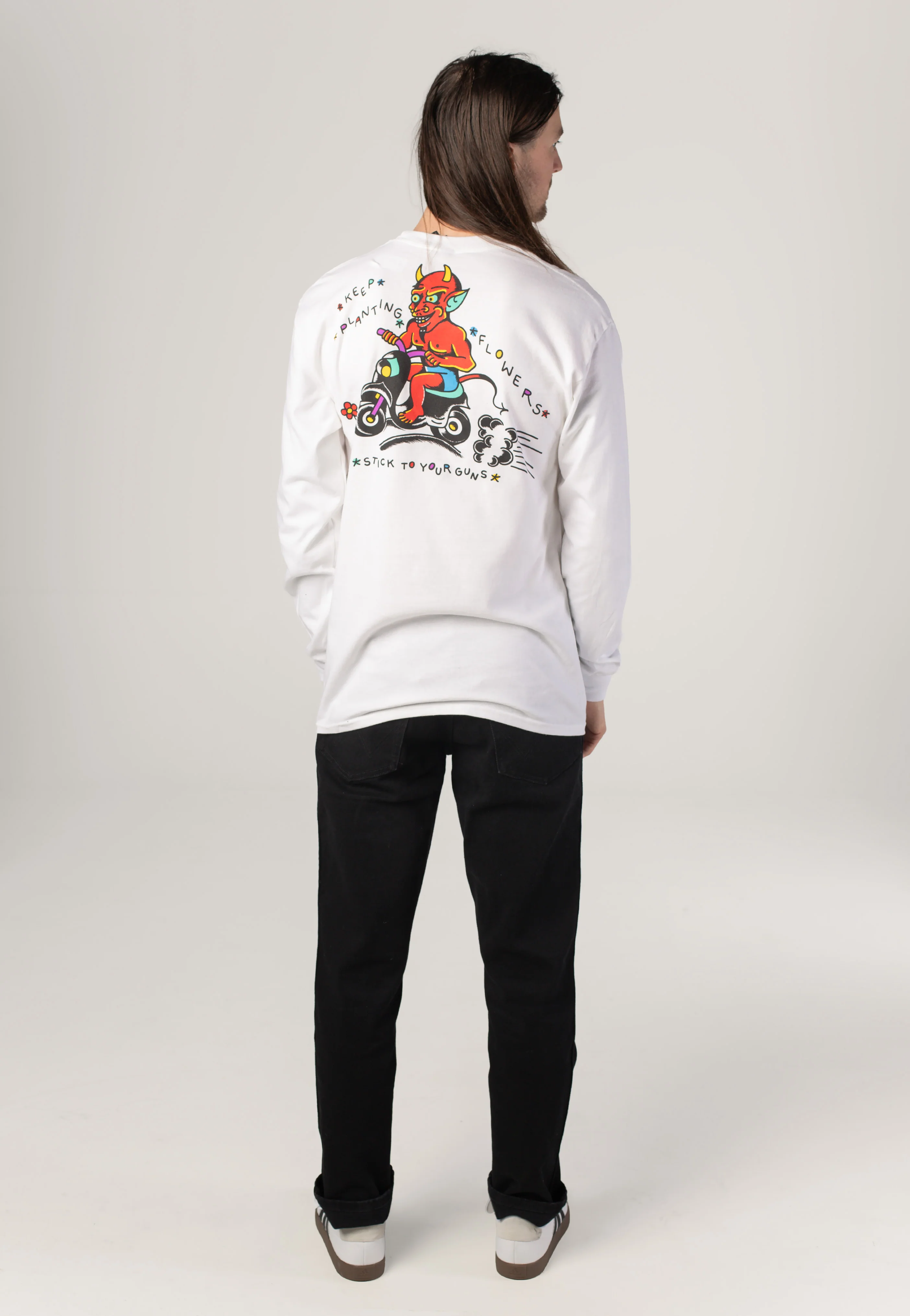 Devil White - Longsleeve - Image 5