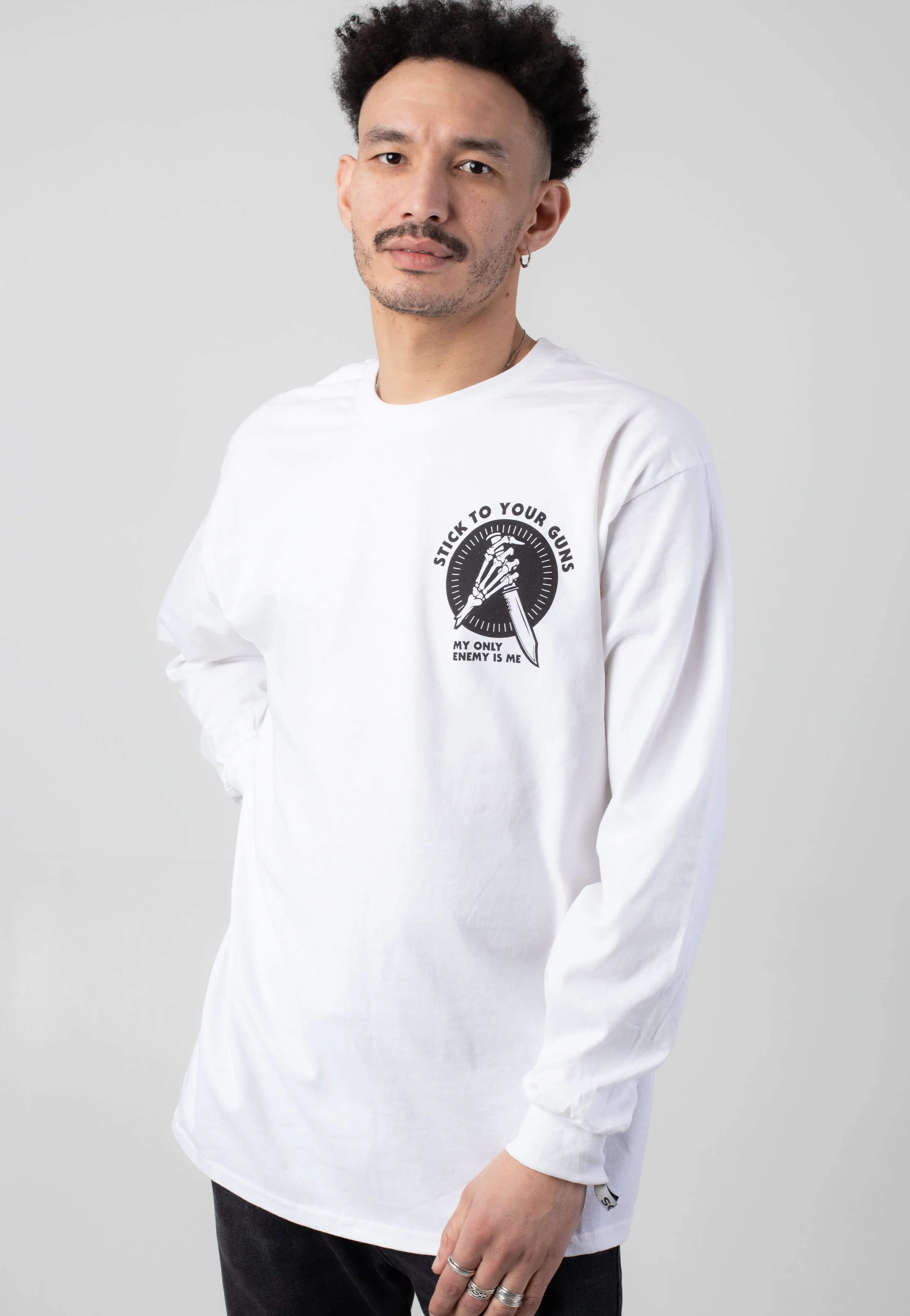 Enemy White - Longsleeve - Image 3