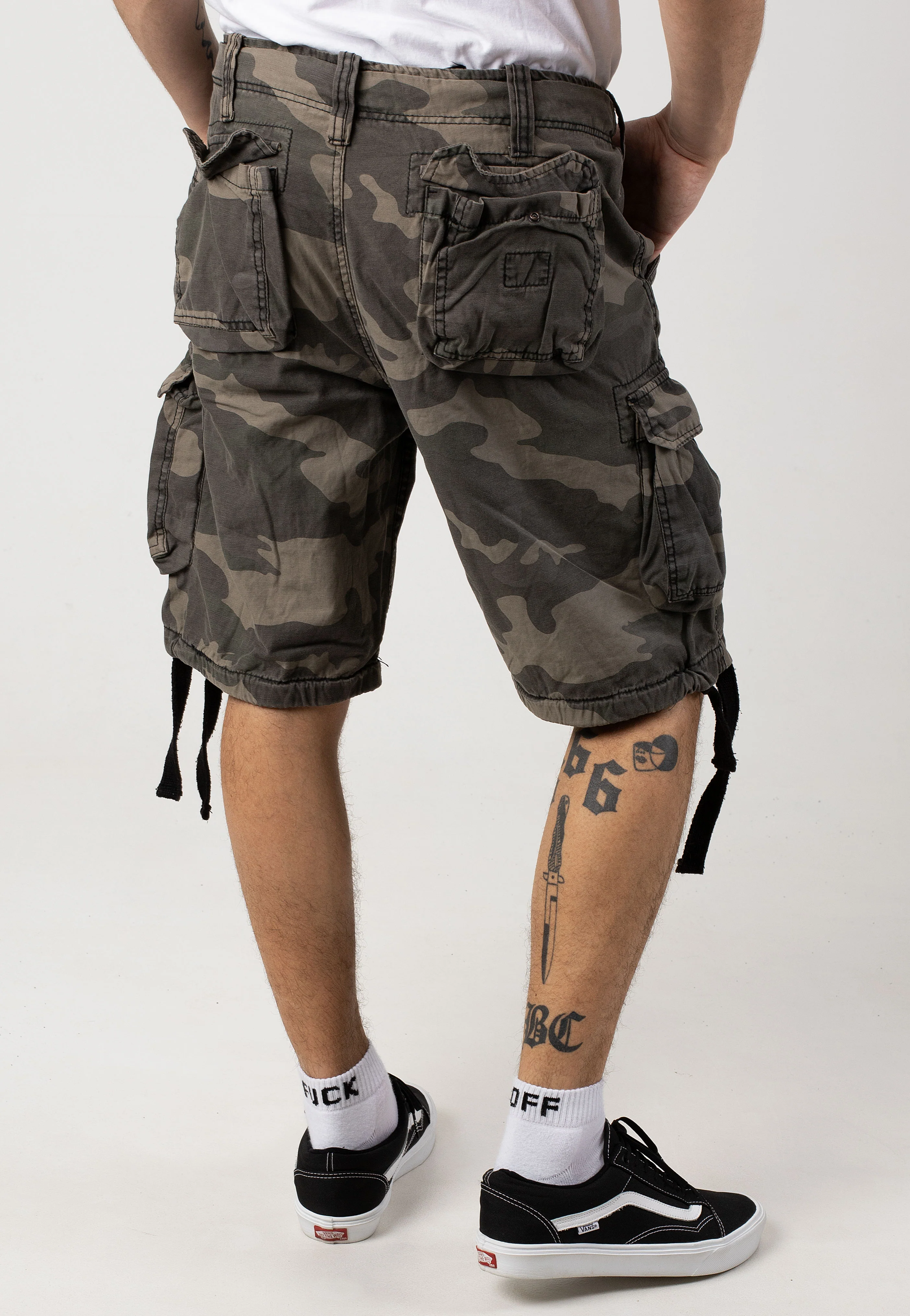 Airborne Vintage Black Camo - Shorts - Image 6