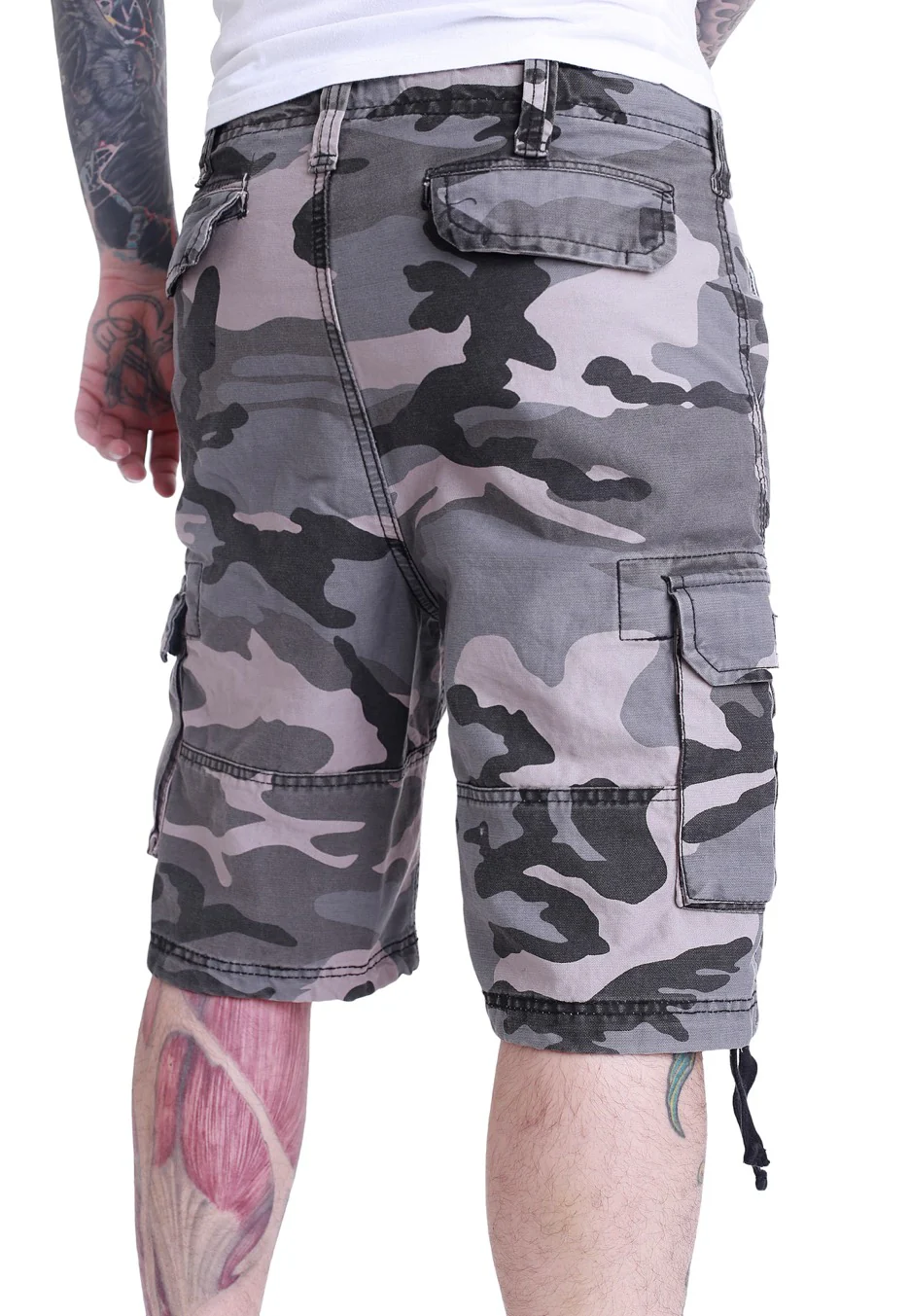 Vintage Washed Night Camo - Shorts - Image 13
