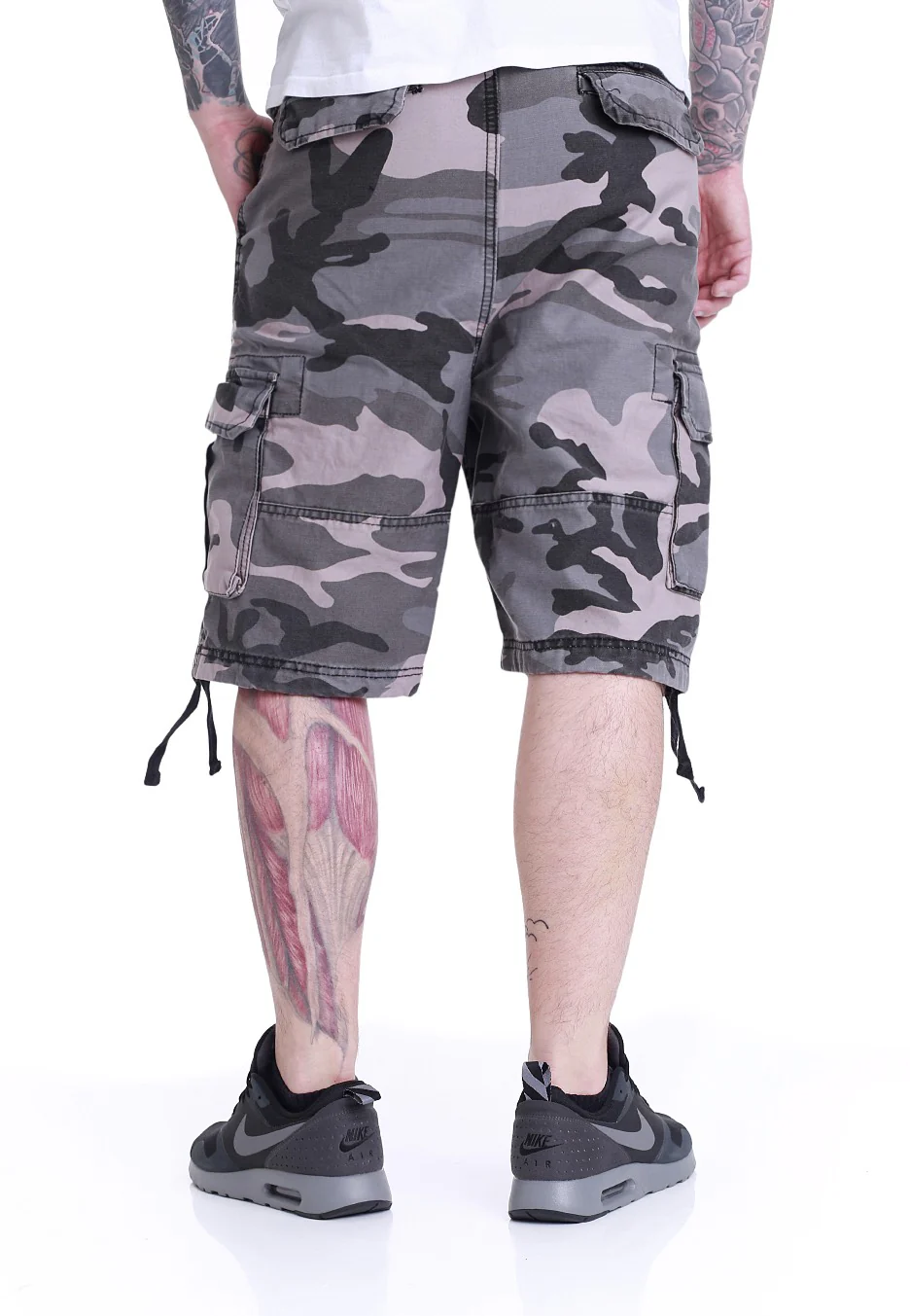 Vintage Washed Night Camo - Shorts - Image 7