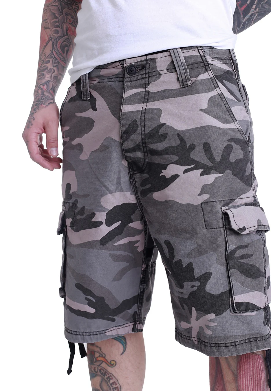 Vintage Washed Night Camo - Shorts - Image 9