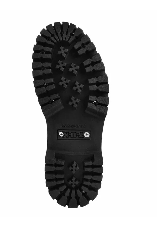 Double Decker Brogue Lace Up Black/White - Girl Shoes - Image 6