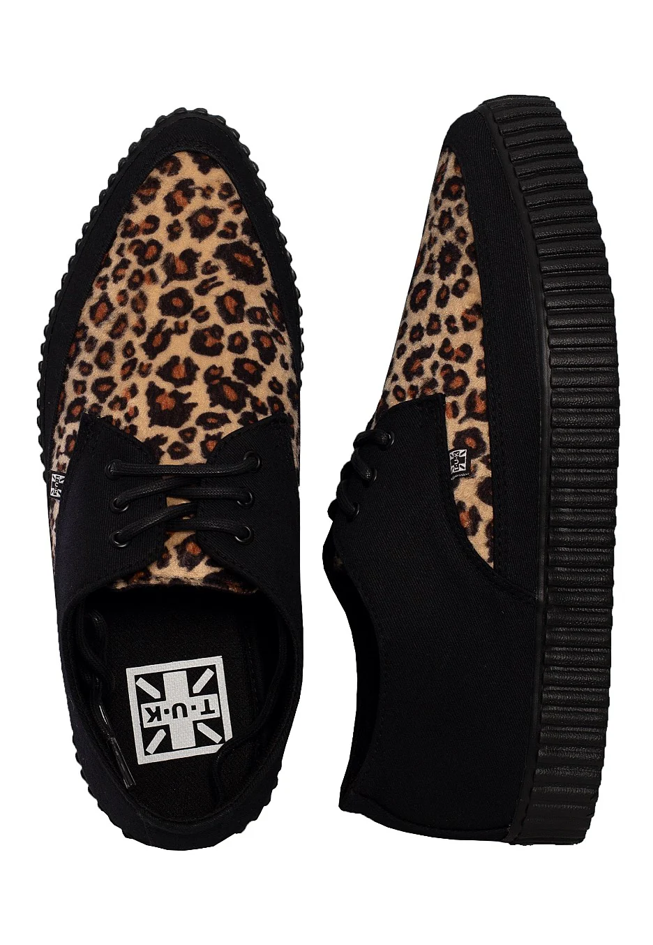 Pointed Creeper Tan Leopard Vamp - Girl Shoes