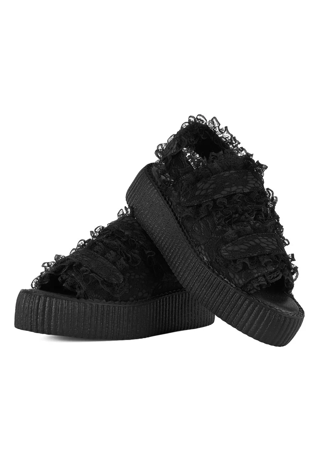 Viva High Gothic Lace Black - Girl Sandals - Image 3