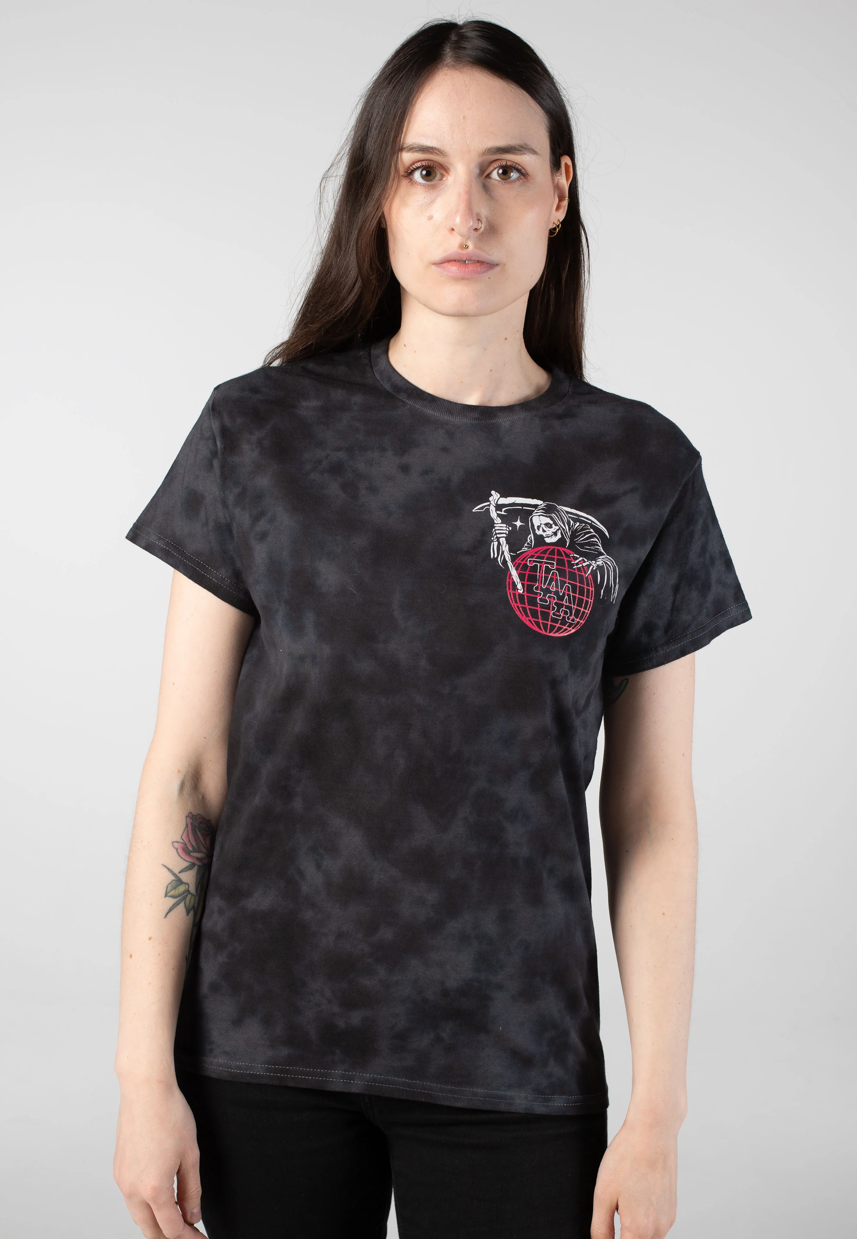 Reaper World Black/Grey Tie Dye - T-Shirt - Image 5