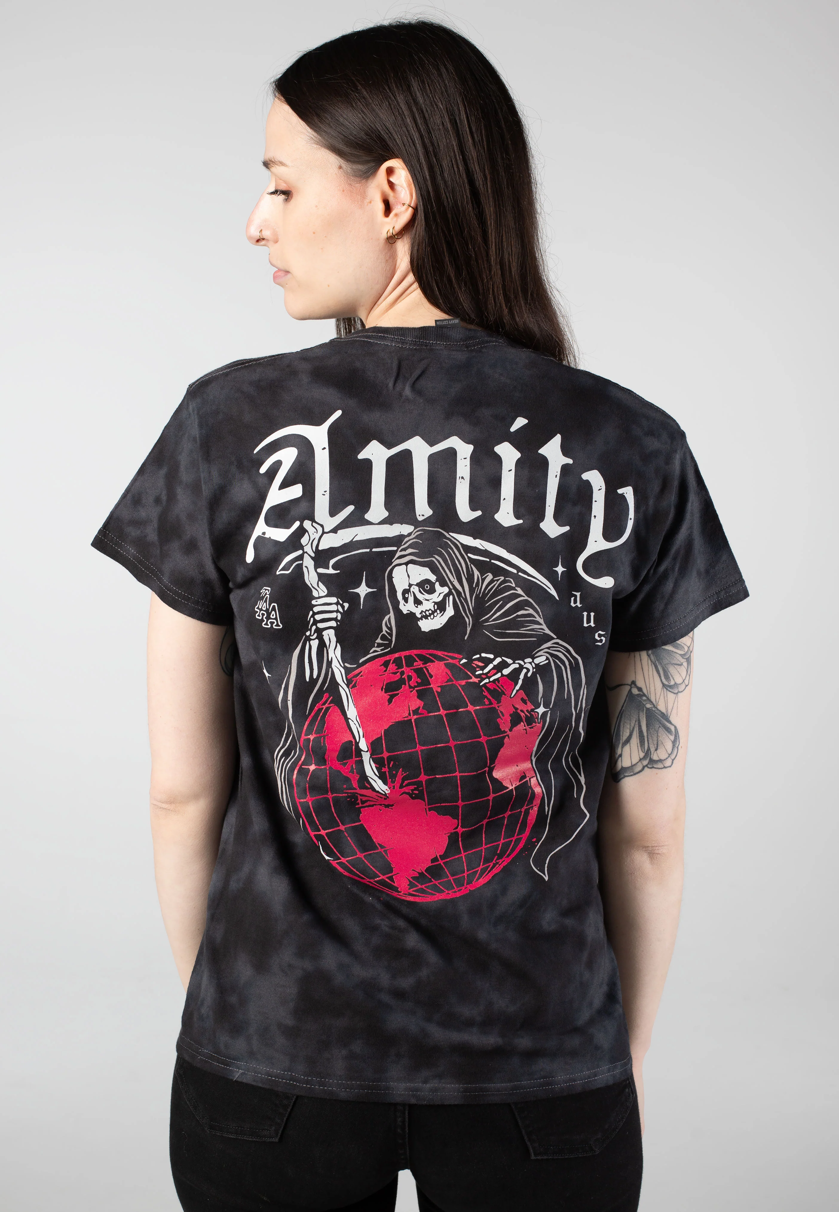 Reaper World Black/Grey Tie Dye - T-Shirt - Image 6