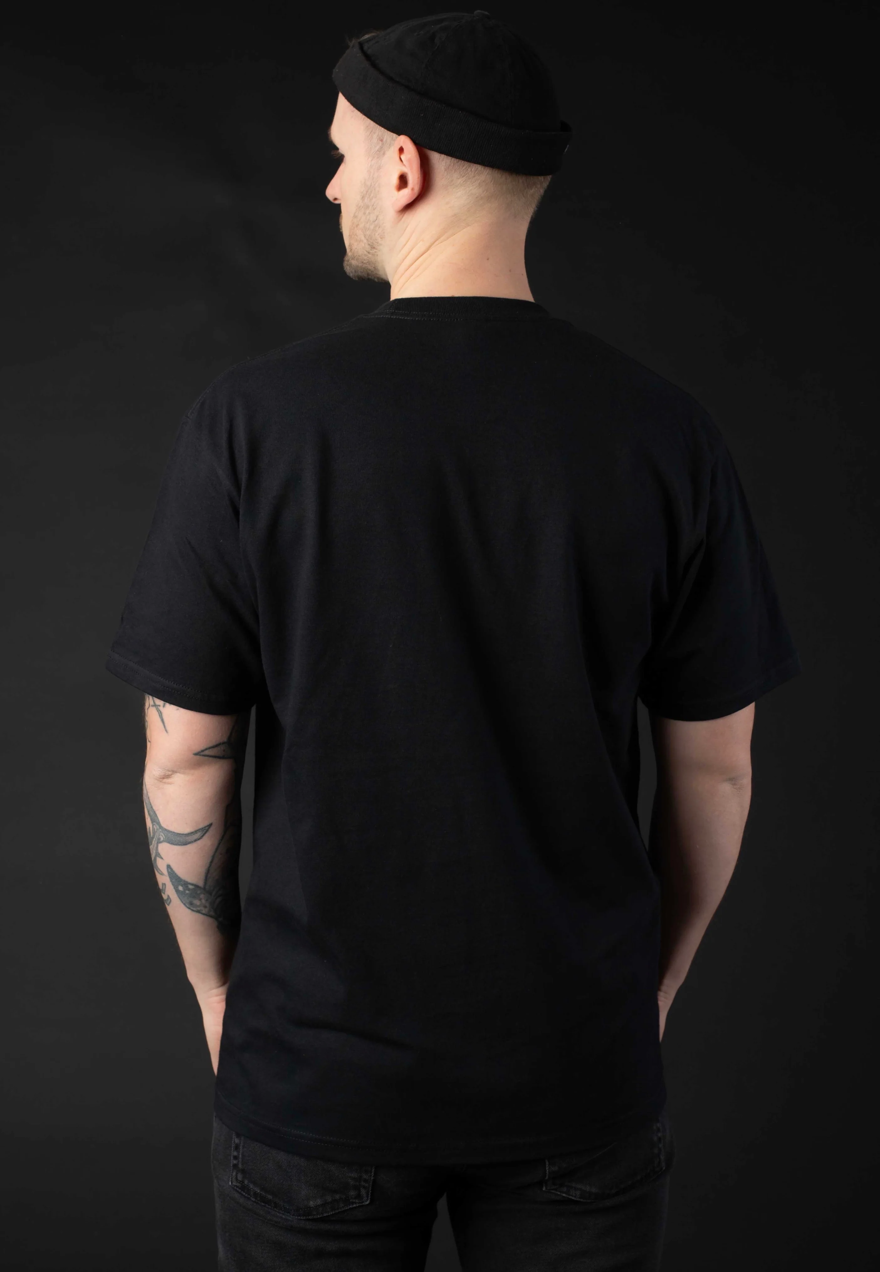 TAA Logo Limited Black On Black - T-Shirt - Image 4
