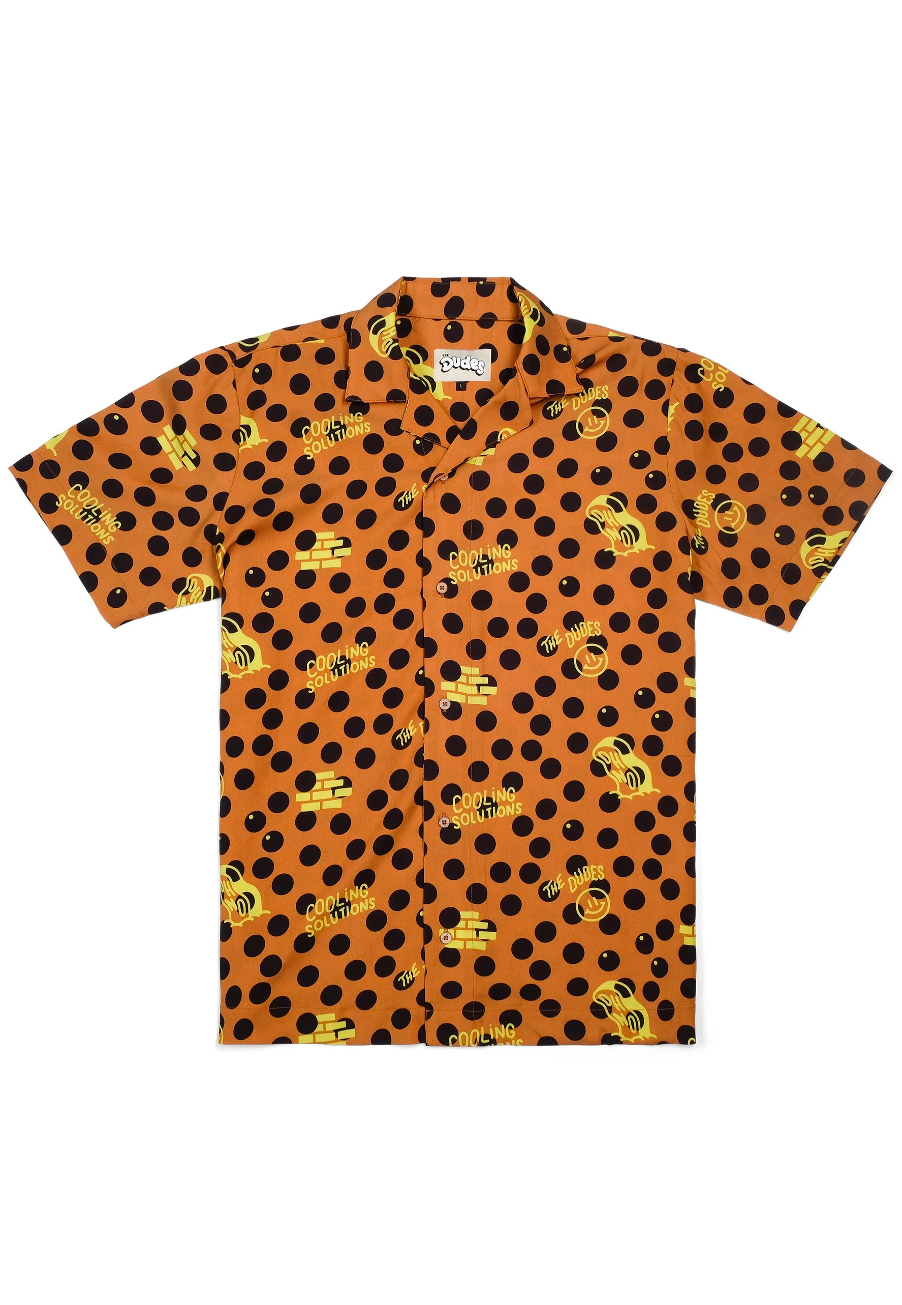 Polkadoods Hawaiian Orange - Shirt - Image 2