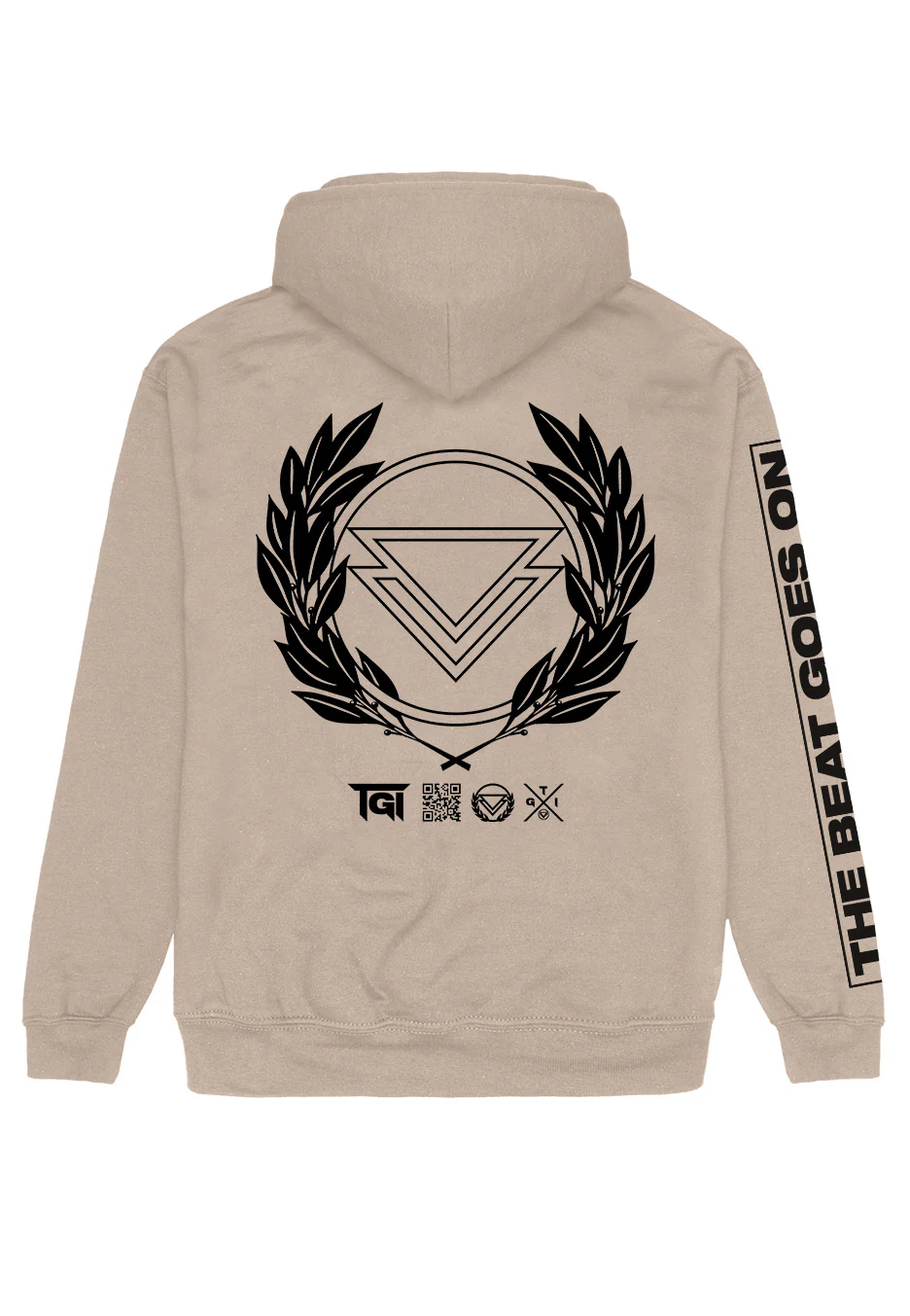 Laurel Wreath Sand - Hoodie - Image 2
