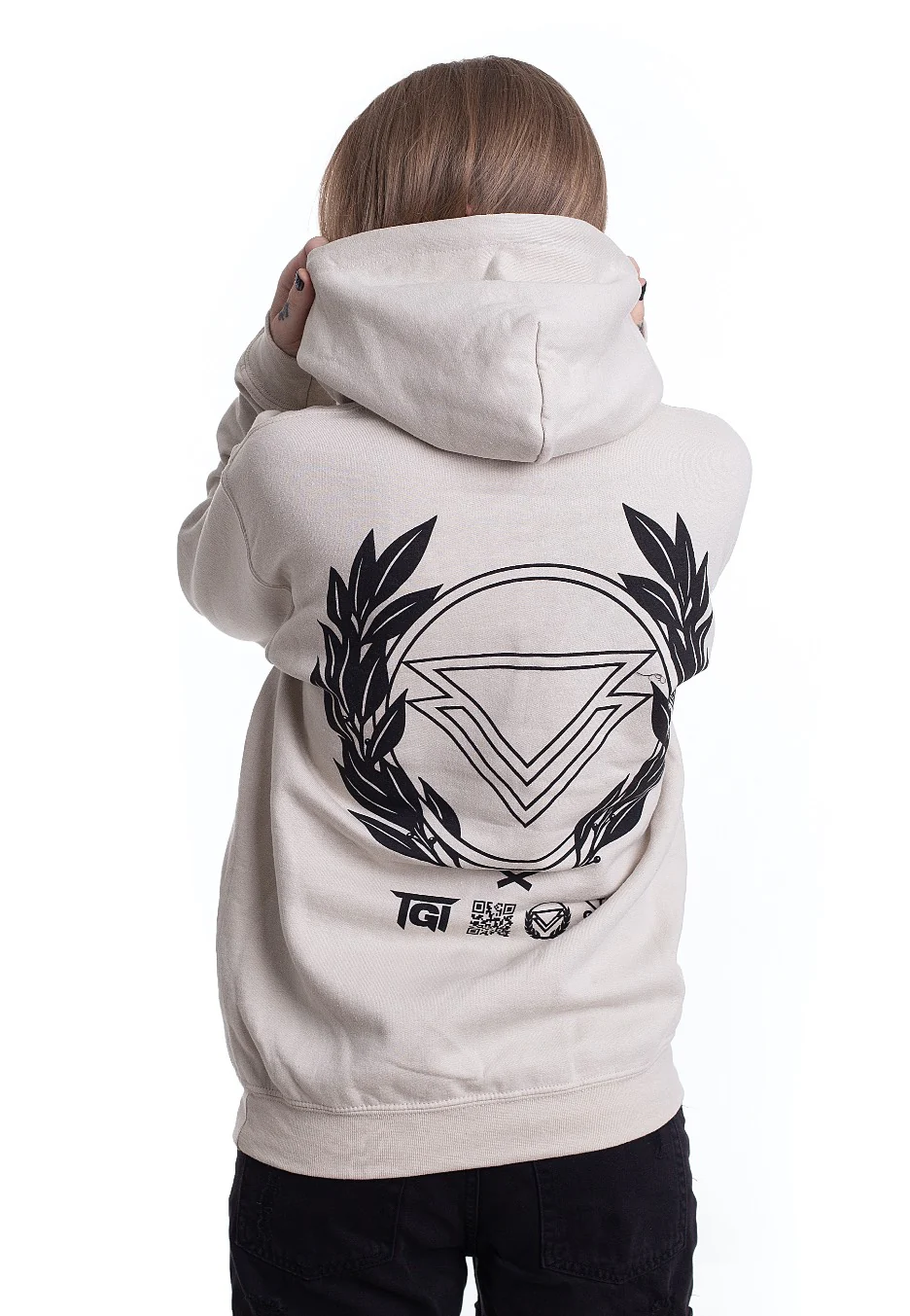 Laurel Wreath Sand - Hoodie - Image 9