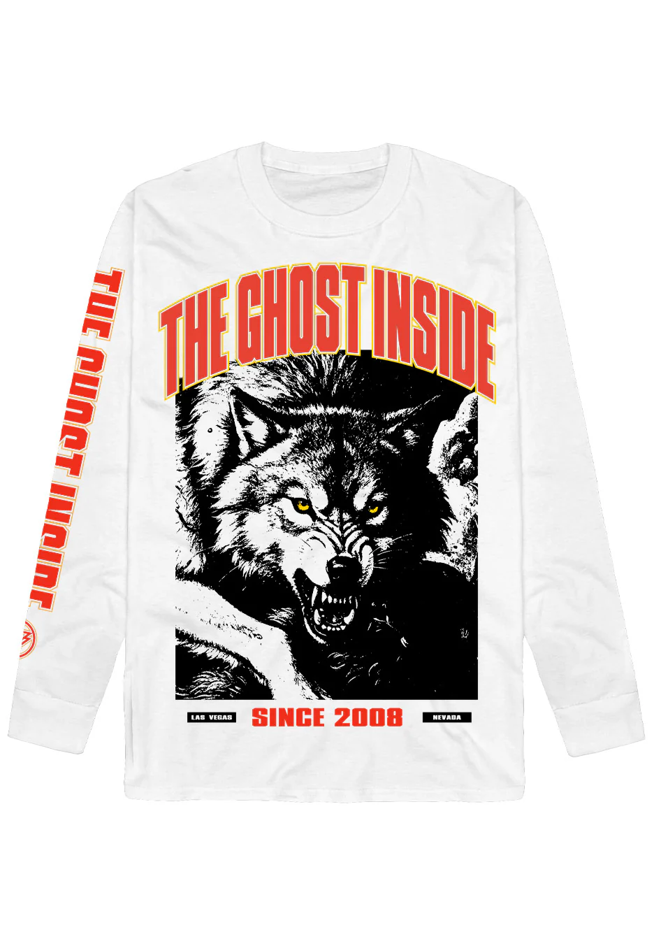 Wolves White - Longlseeve - Image 3