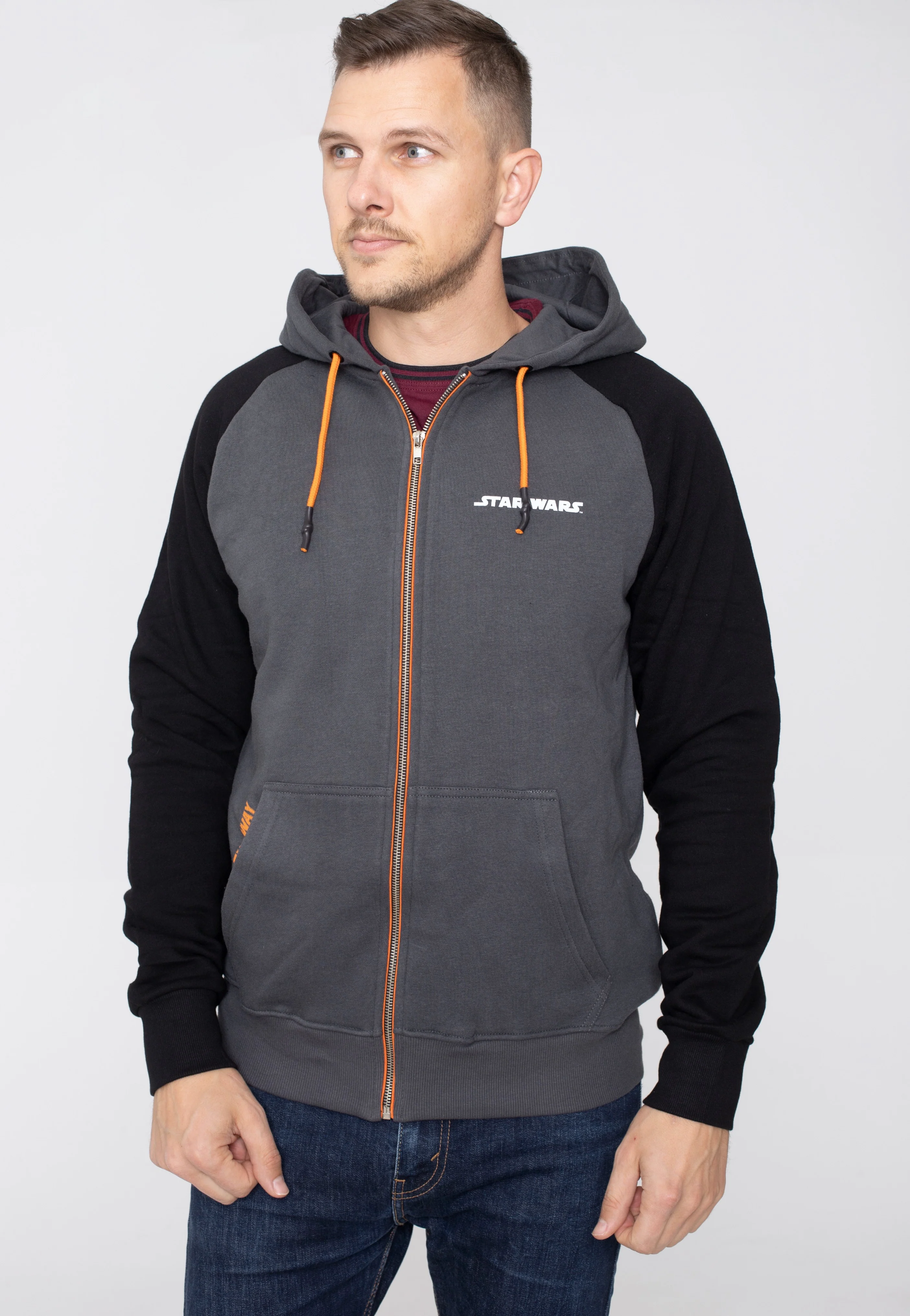 Helmet Graphic Grey - Zipper