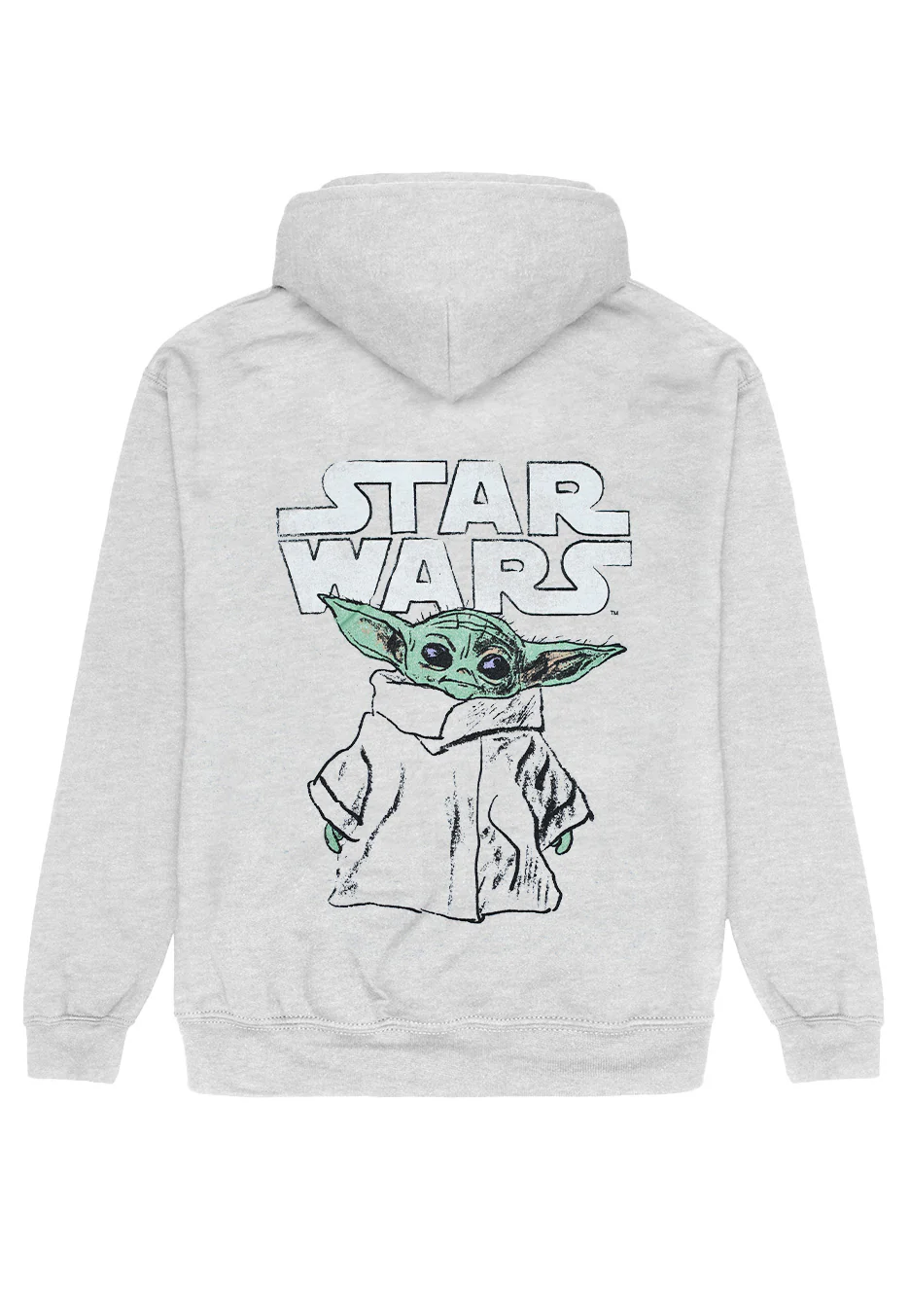 The Child Sketch Back Heather Grey - Hoodie - Image 6