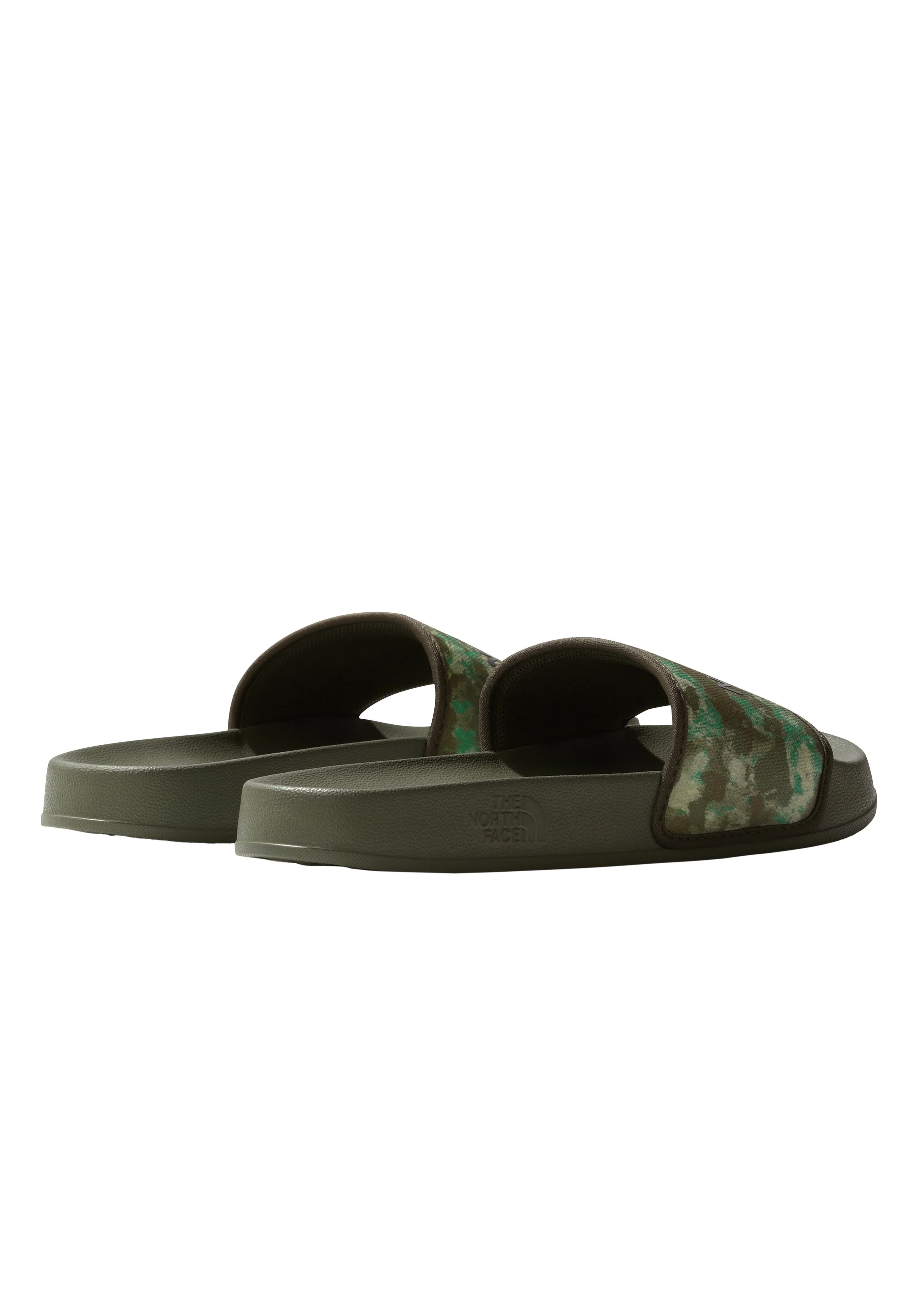 Base Camp III Military Olive Stippled Camo Print/TNF Black - Slides - Image 6