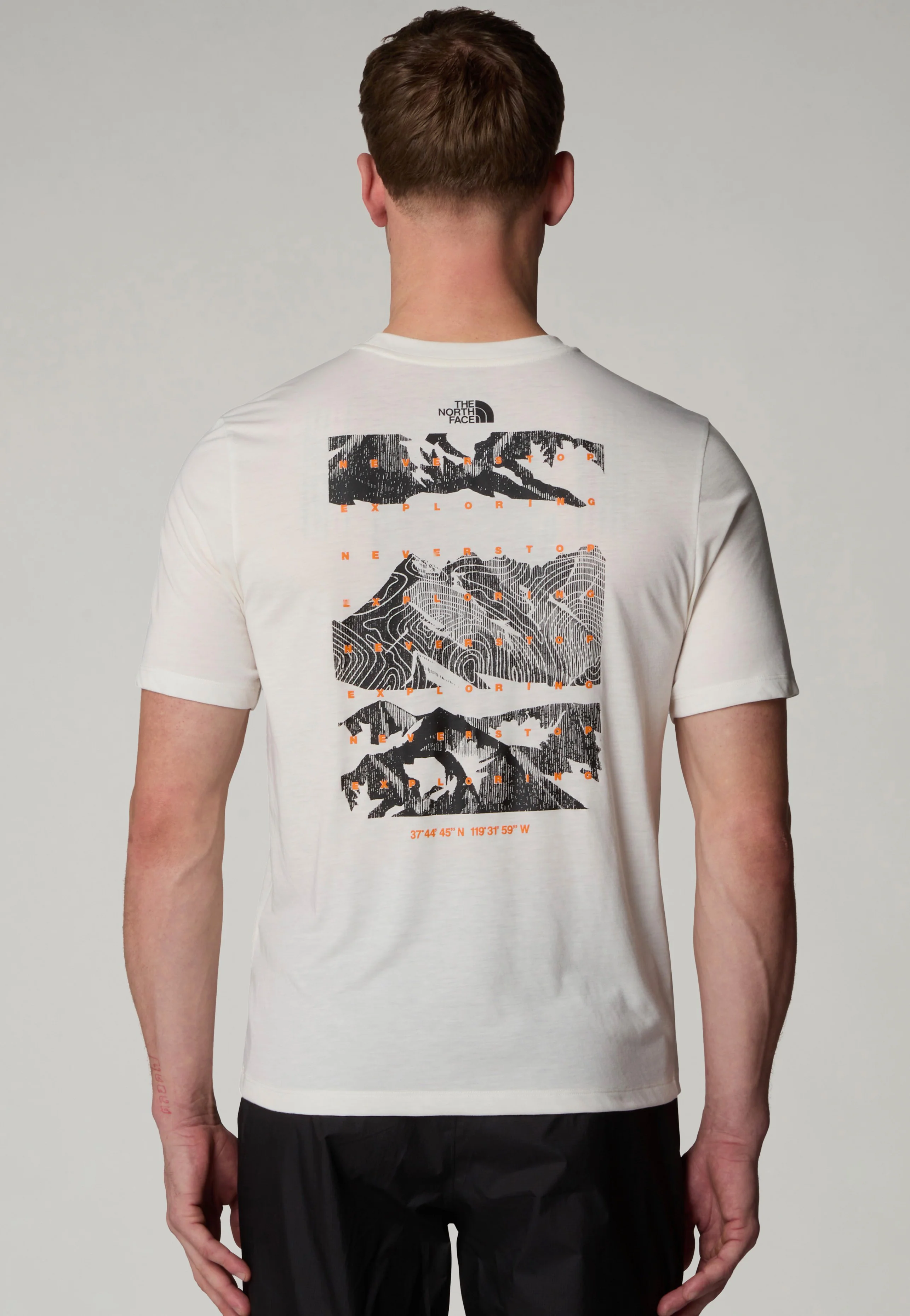 Foundation Mountains Faces White Dune - T-Shirt - Image 2