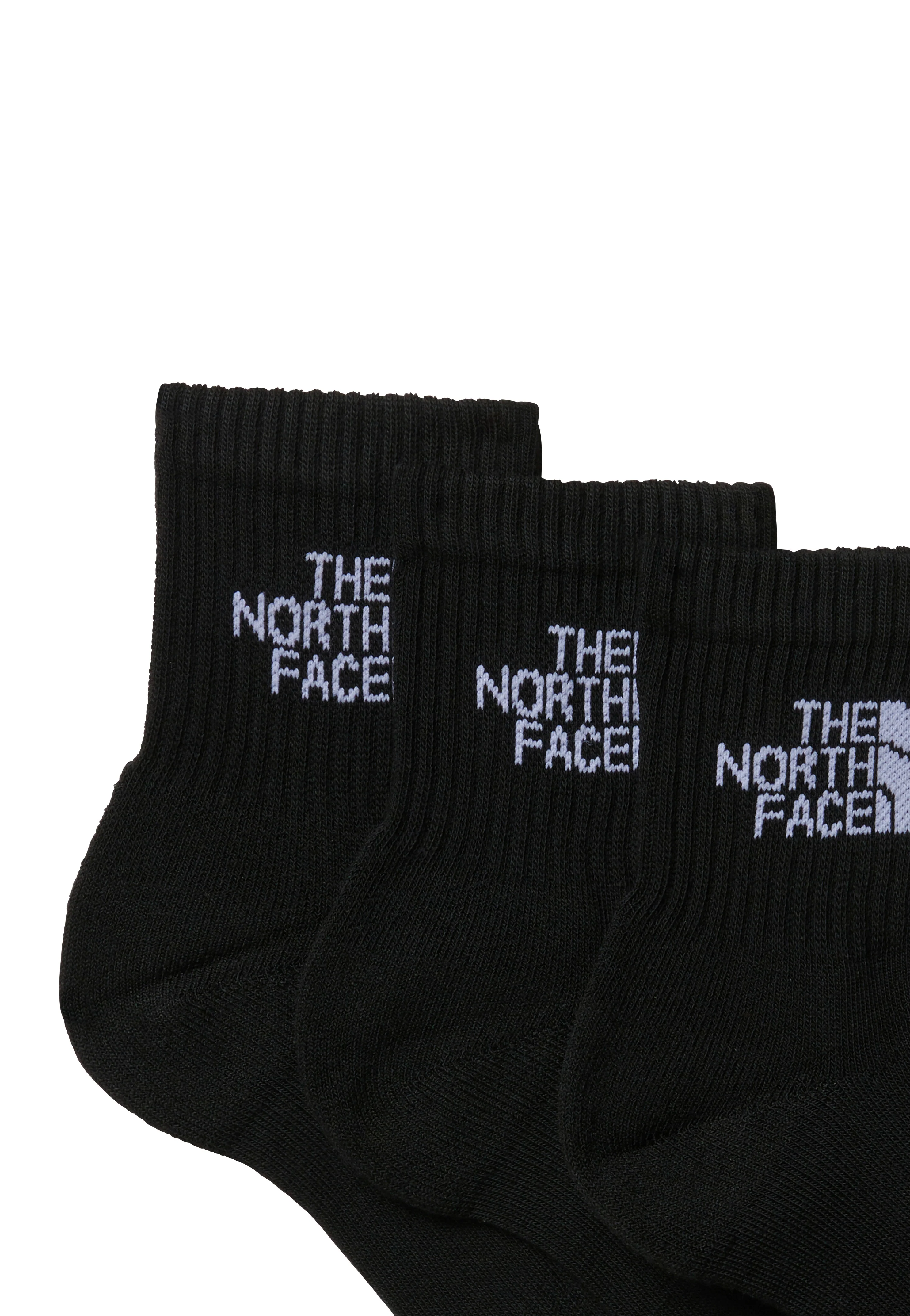 Multi Sport Cush Quarter Pack Of 3 TNF Black - Socks - Image 3