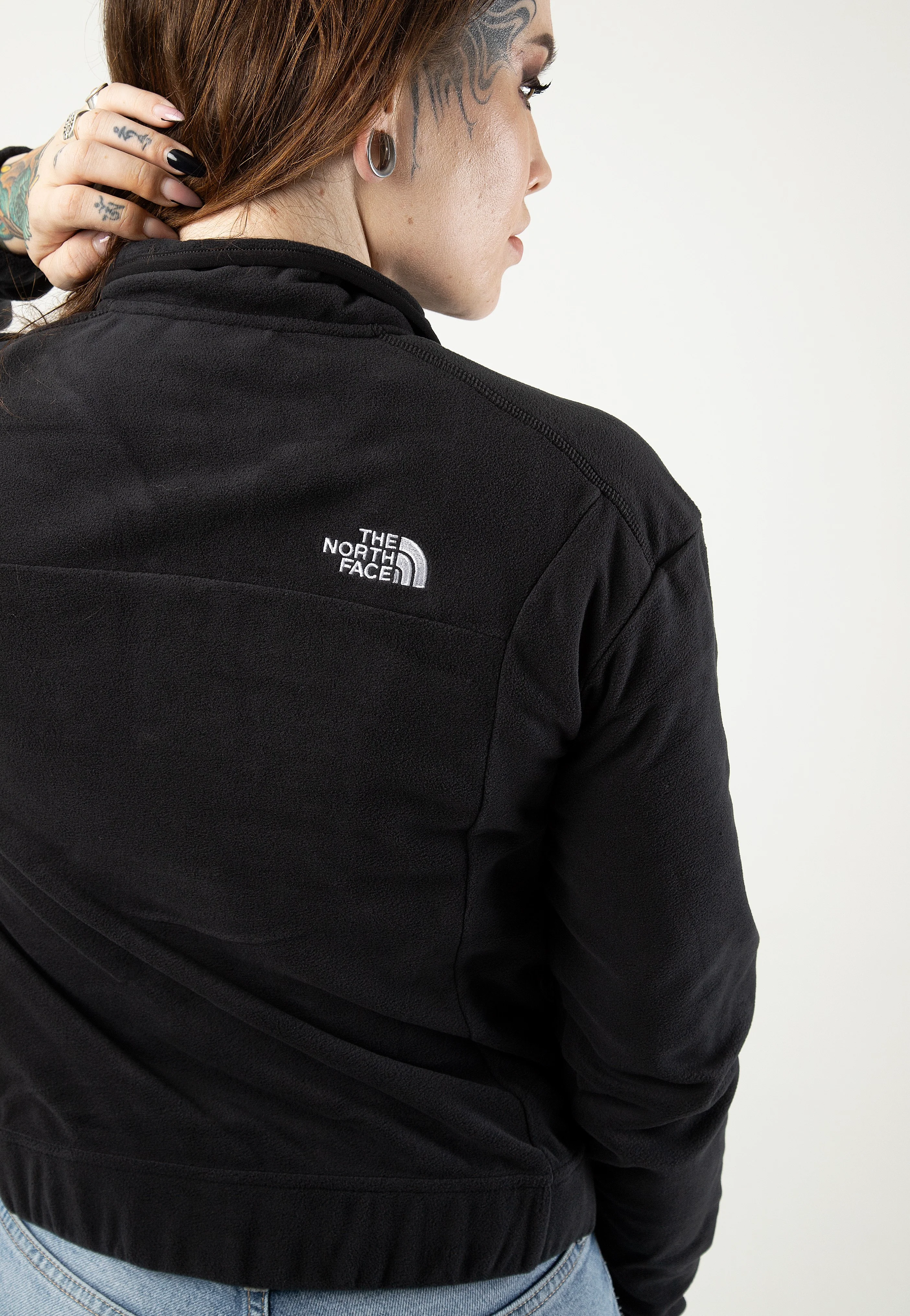 Women’s Homesafe Snap Neck Tnf Black/Tnf Black - Pullover - Image 5