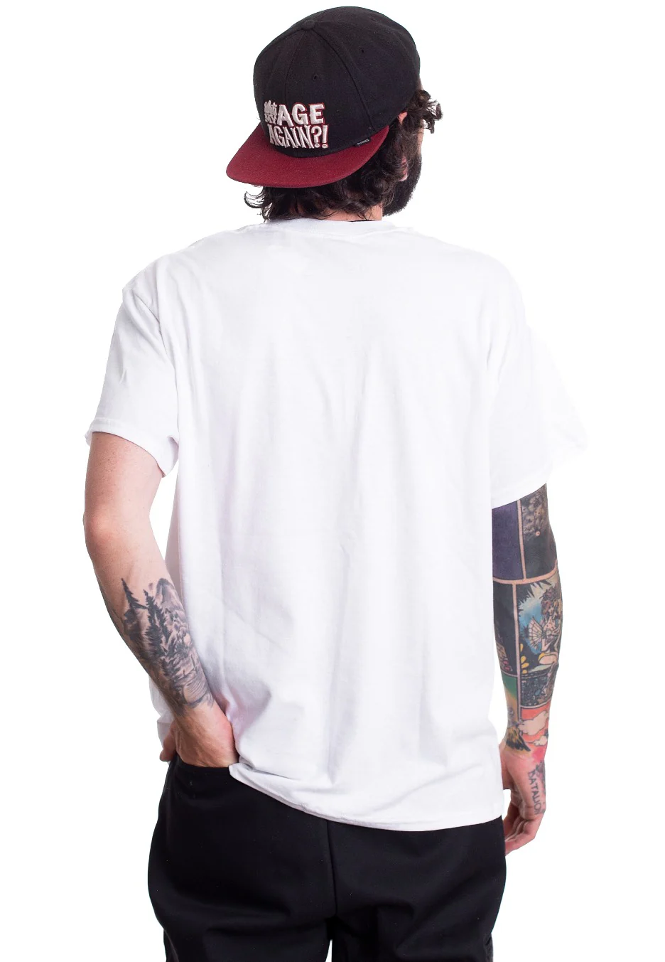 Vtge British Tongue White - T-Shirt - Image 4