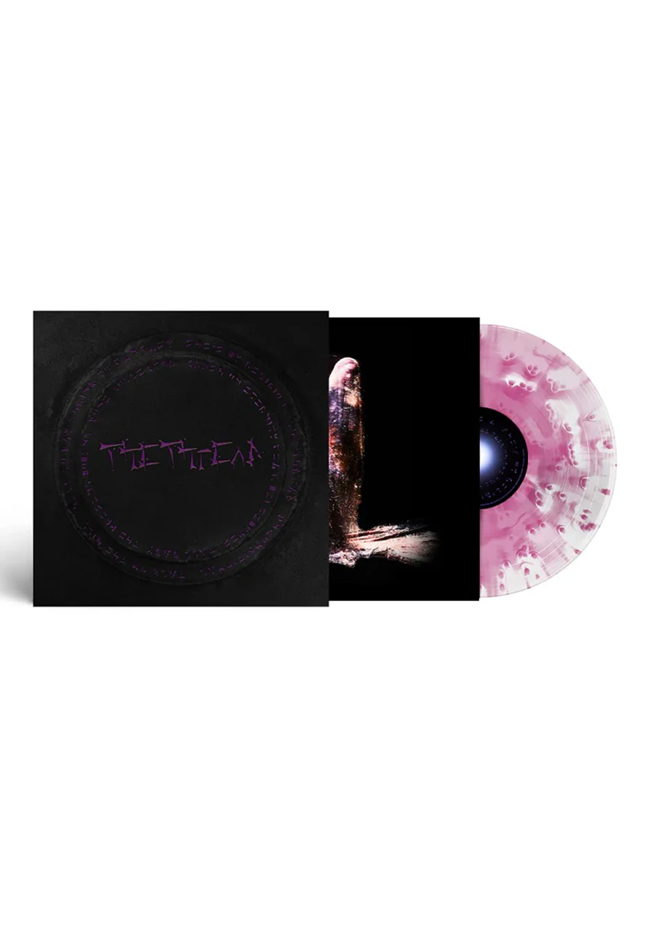 The Thread Ltd. Neon Magenta/Clear Cloud - Colored Vinyl
