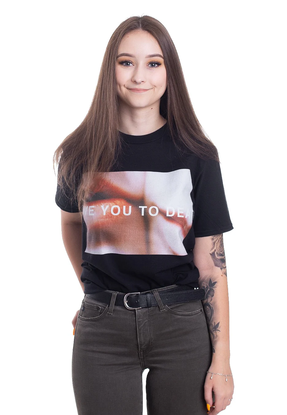 Love U Black - T-Shirt - Image 3