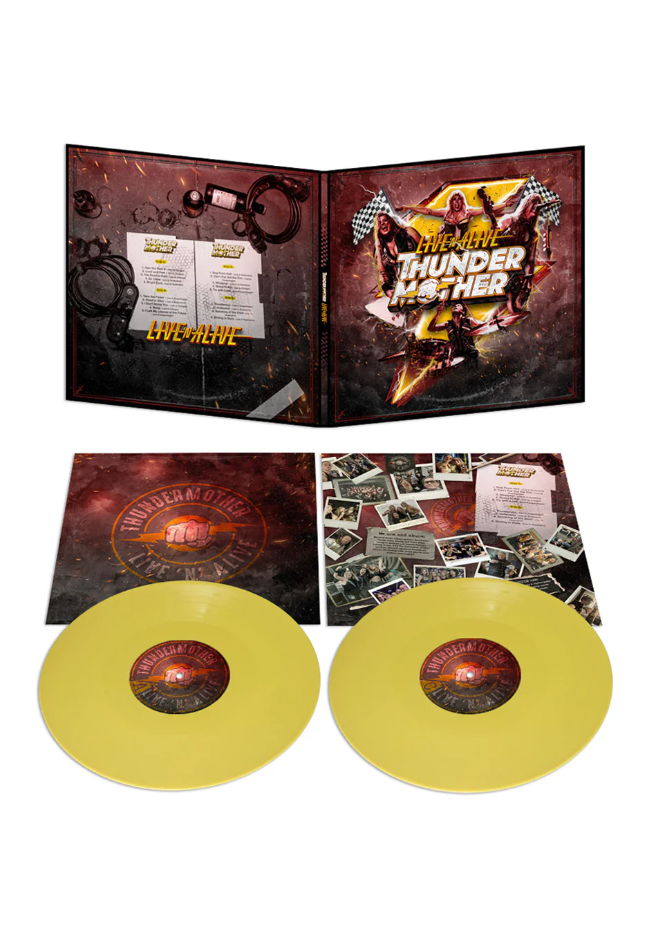 Live'n'Alive Yellow - Colored 2 Vinyl
