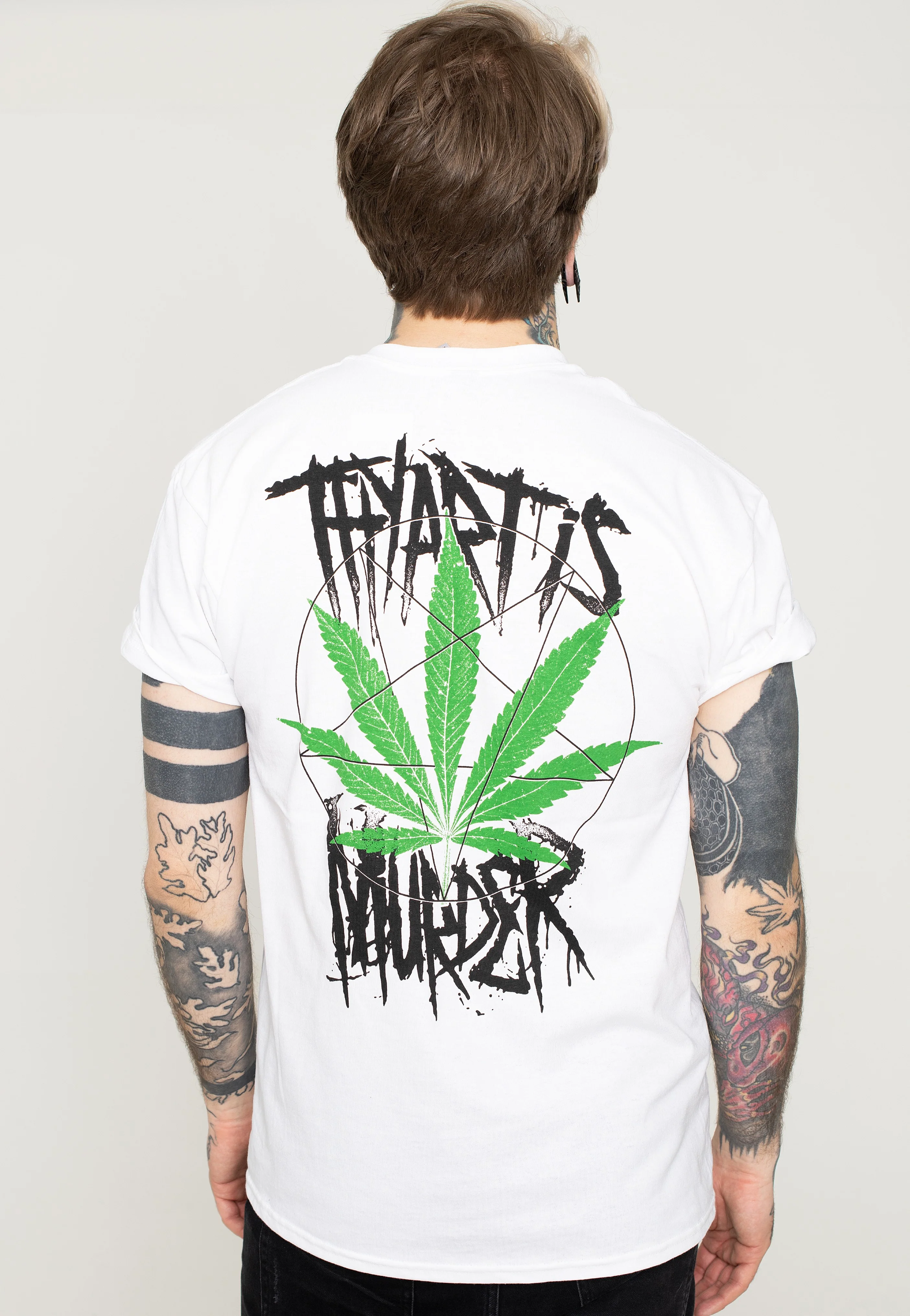Leaf White - T-Shirt - Image 4